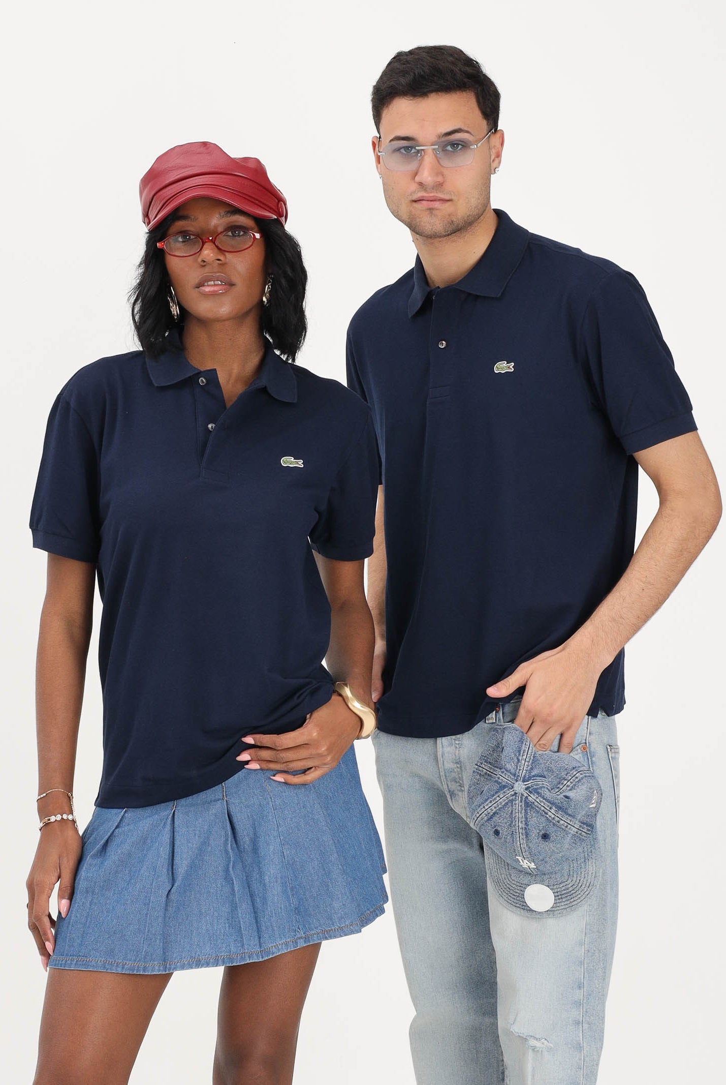 LACOSTE Polo a manica corta Classic Fit L.12.12 LIGHT blu per uomo e donna PH9851 166 LACOSTE