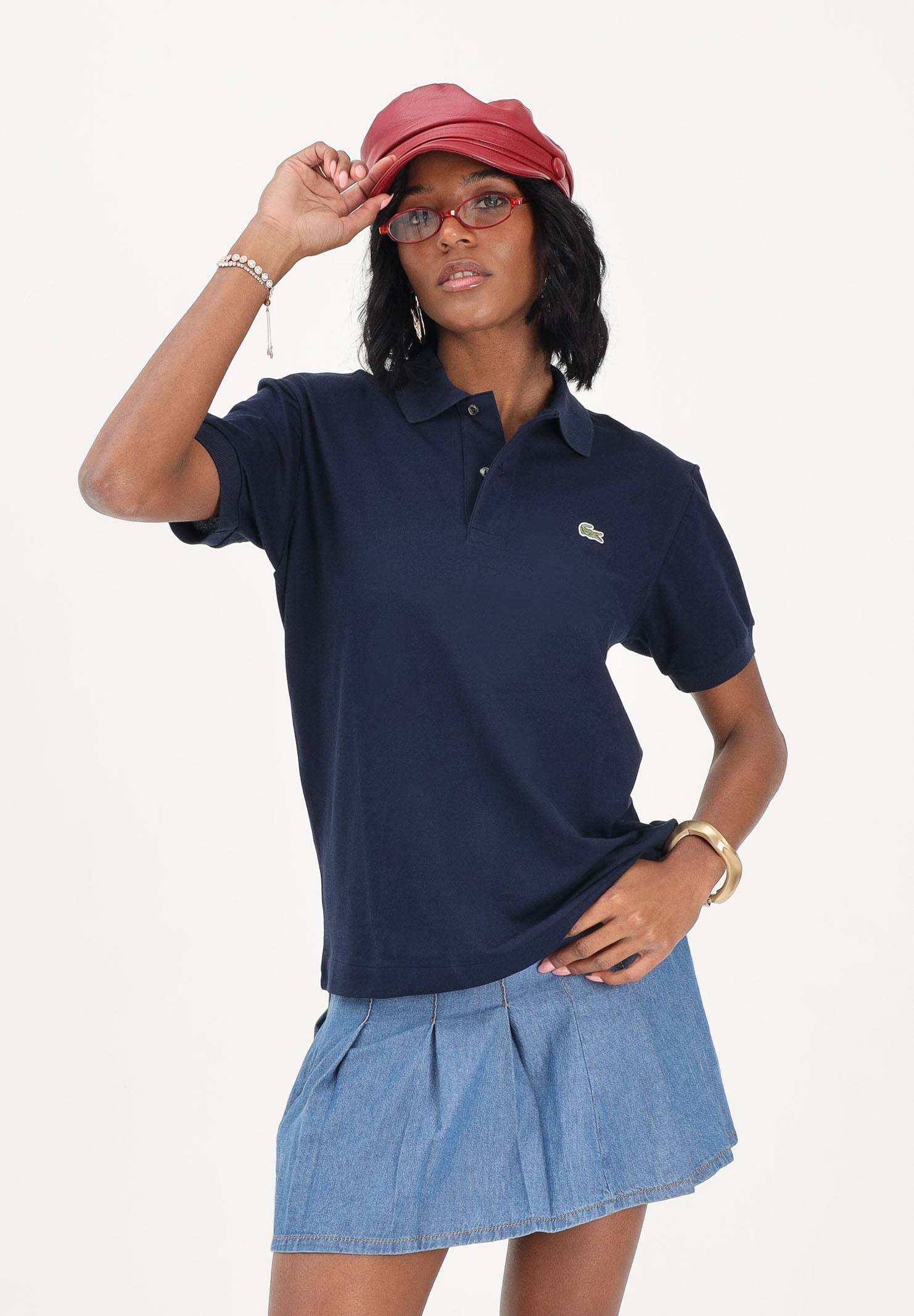 LACOSTE Polo a manica corta Classic Fit L.12.12 LIGHT blu per uomo e donna PH9851 166 LACOSTE