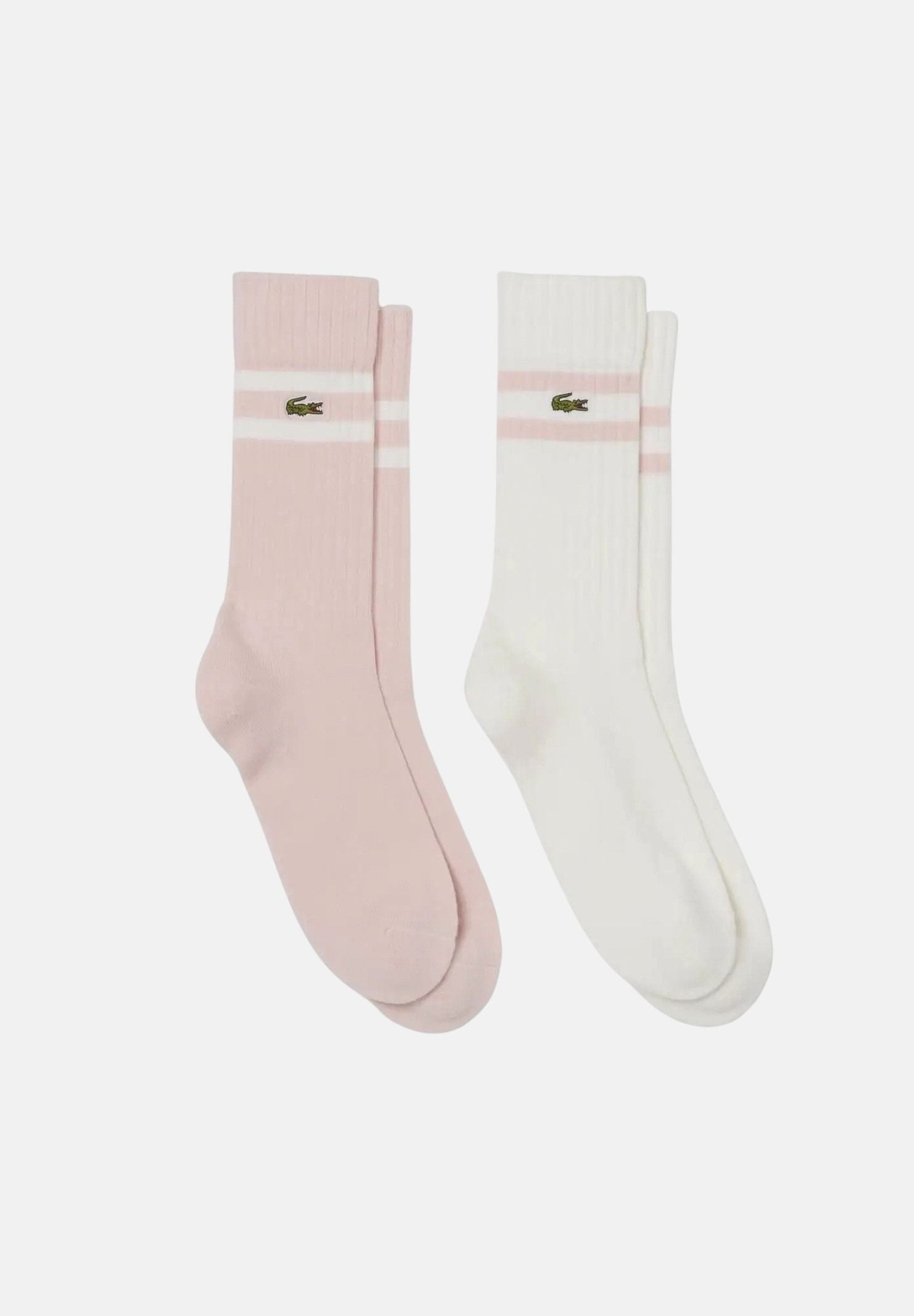 LACOSTE Calzini (2paia) bianchi e rosa per uomo e donna RA6842 R80 LACOSTE