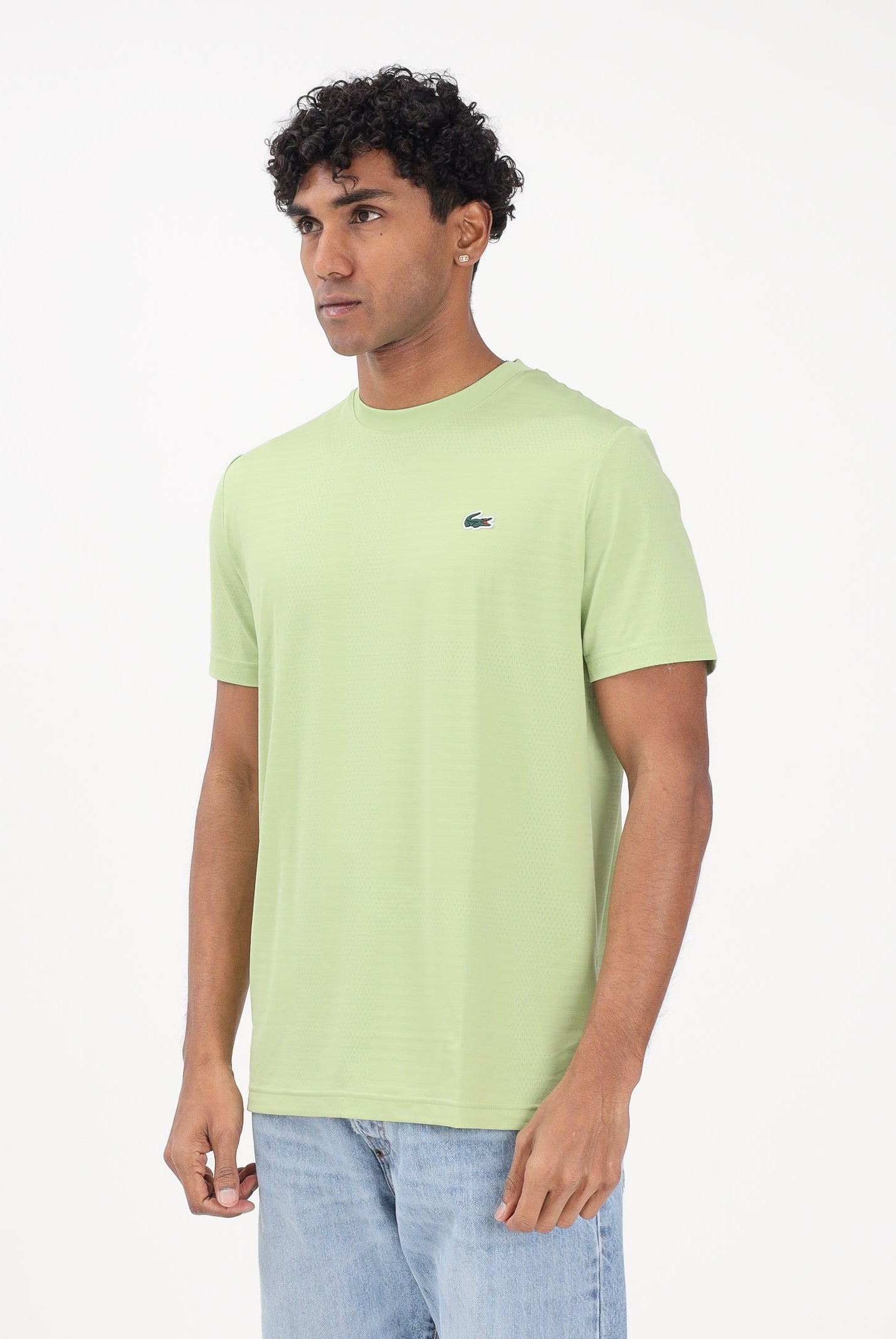 LACOSTE T-shirt a manica corta Ultra Dry verde da uomo TH0004 UYB LACOSTE