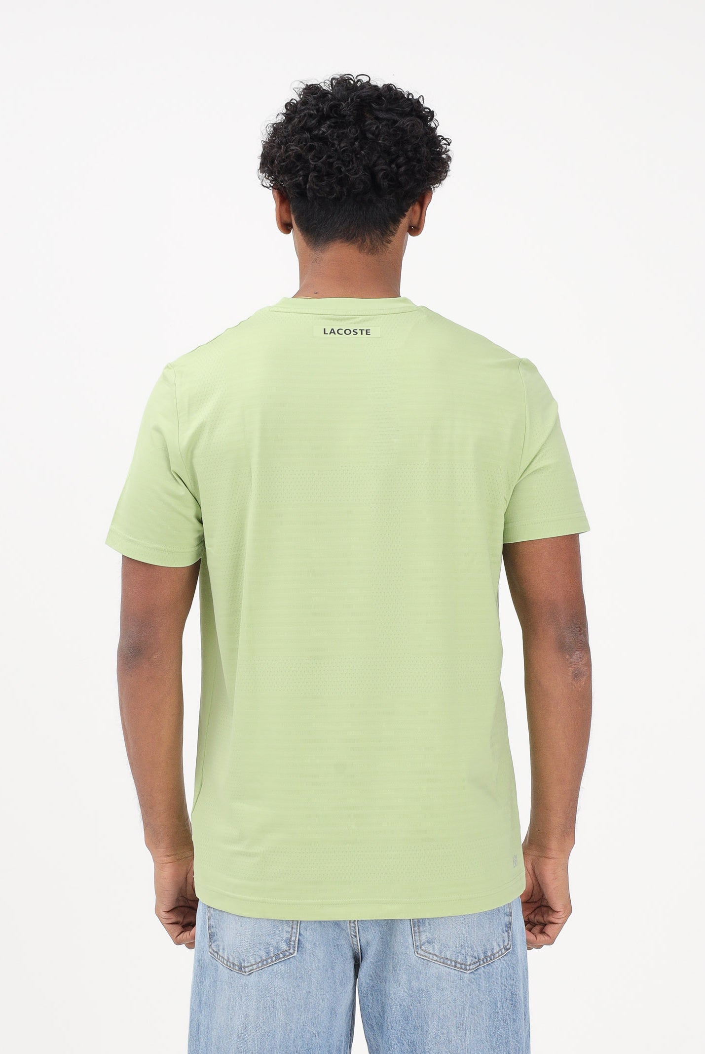 LACOSTE T-shirt a manica corta Ultra Dry verde da uomo TH0004 UYB LACOSTE