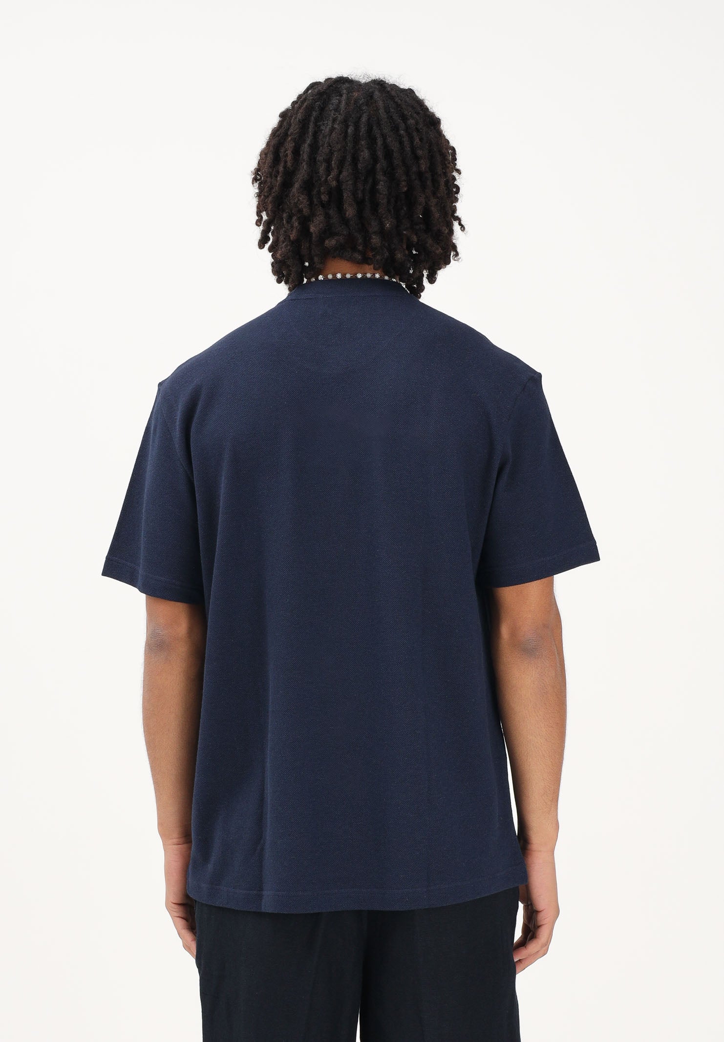LACOSTE T-shirt a manica corta blu da uomo con logo TH0629 166 LACOSTE