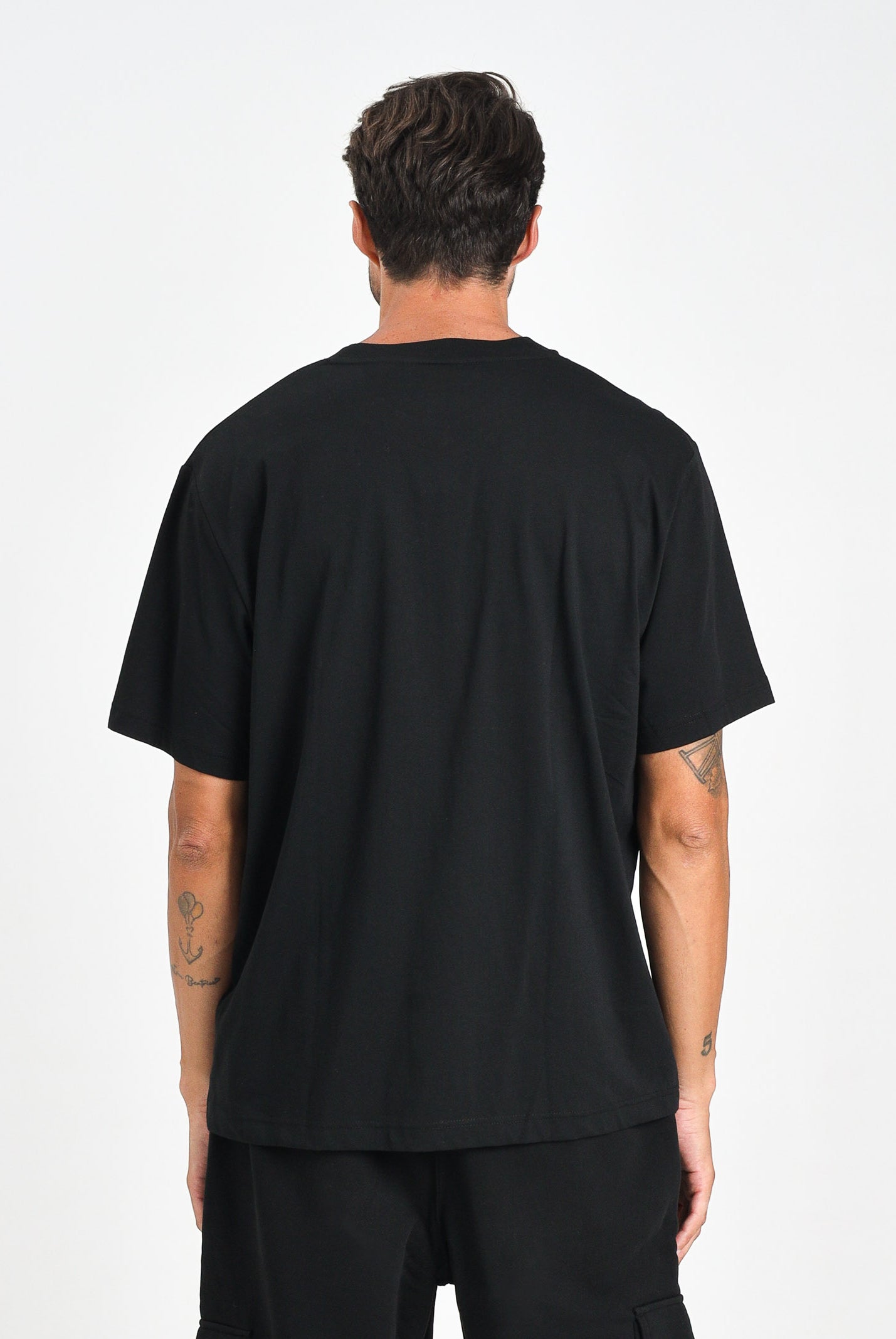LACOSTE T-shirt a manica corta nera per uomo e donna con logo TH7318 031 LACOSTE