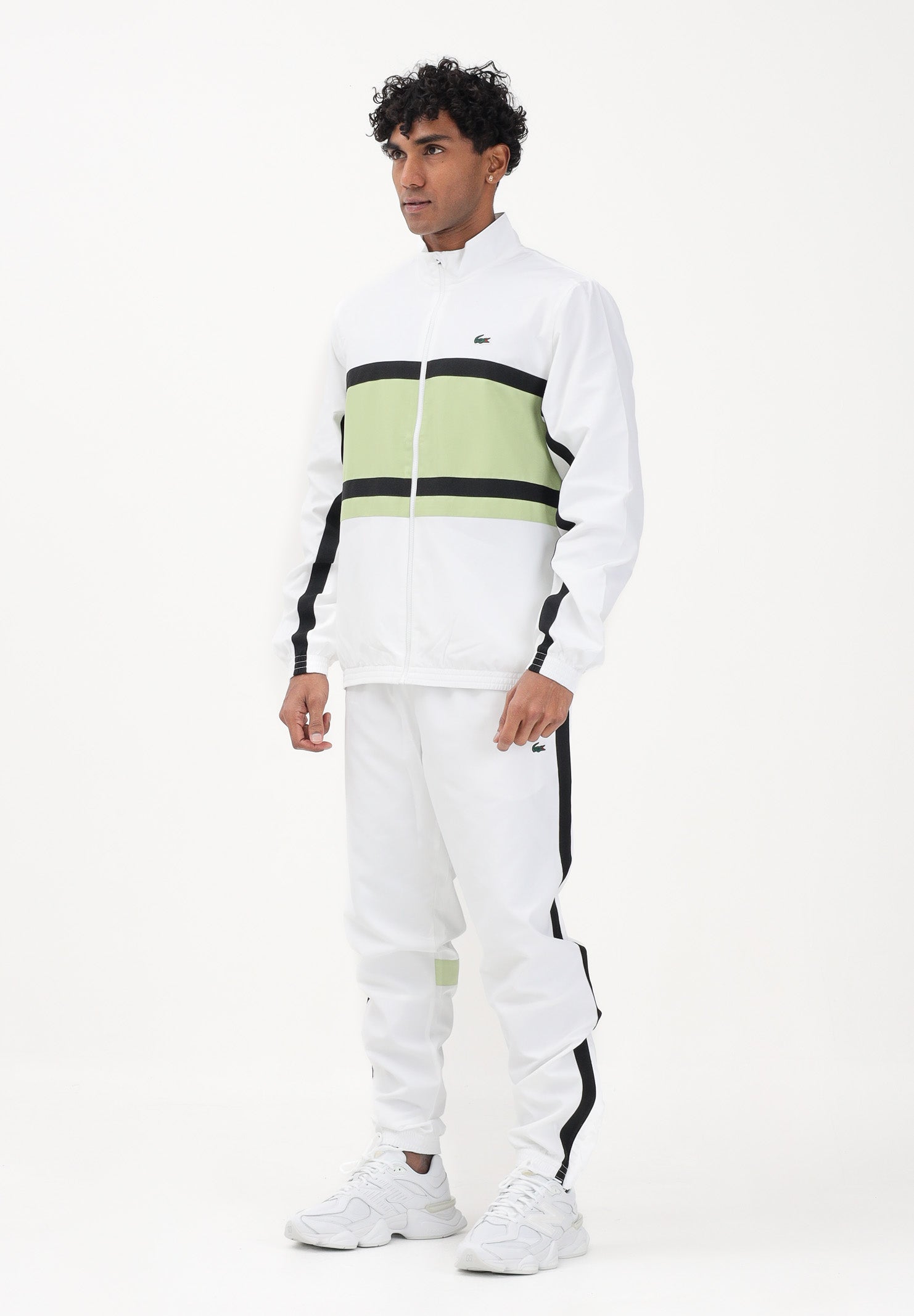 LACOSTE Tuta bianca da uomo con stampa WH0226 4AJ LACOSTE