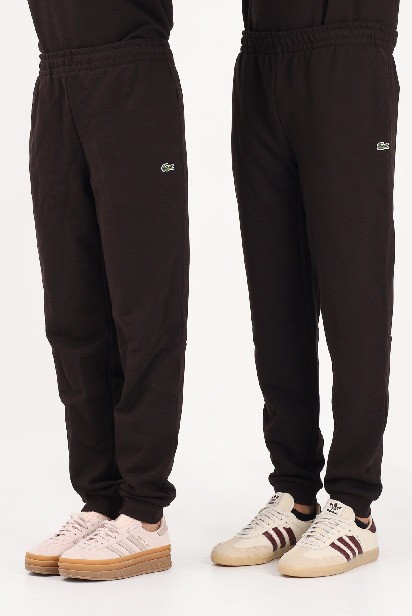 LACOSTE Pantalone sportivo marrone per uomo e donna con logo XH9833 3LA LACOSTE