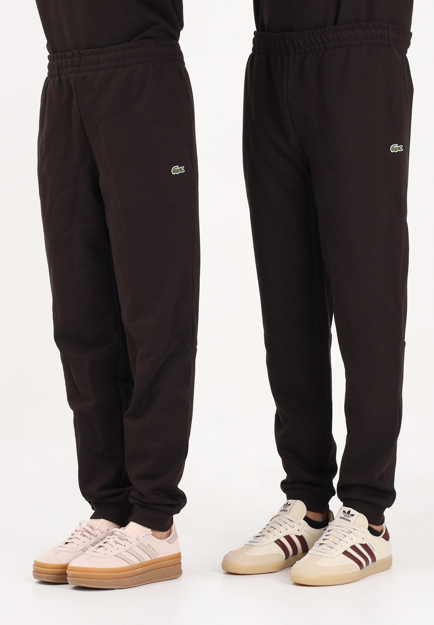LACOSTE Pantalone sportivo marrone per uomo e donna con logo XH9833 3LA LACOSTE