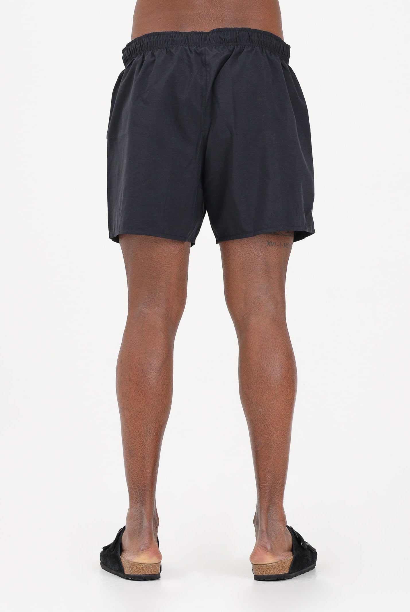 LACOSTE Shorts mare nero da uomo con patch logo MH6270 964 LACOSTE