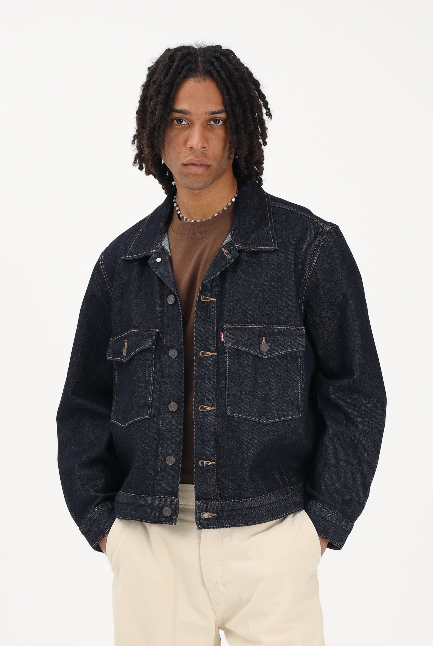 LEVI'S Giubbotto Trucker Embarcadero Station in denim blu da uomo 0010P-0004 . LEVI'S®