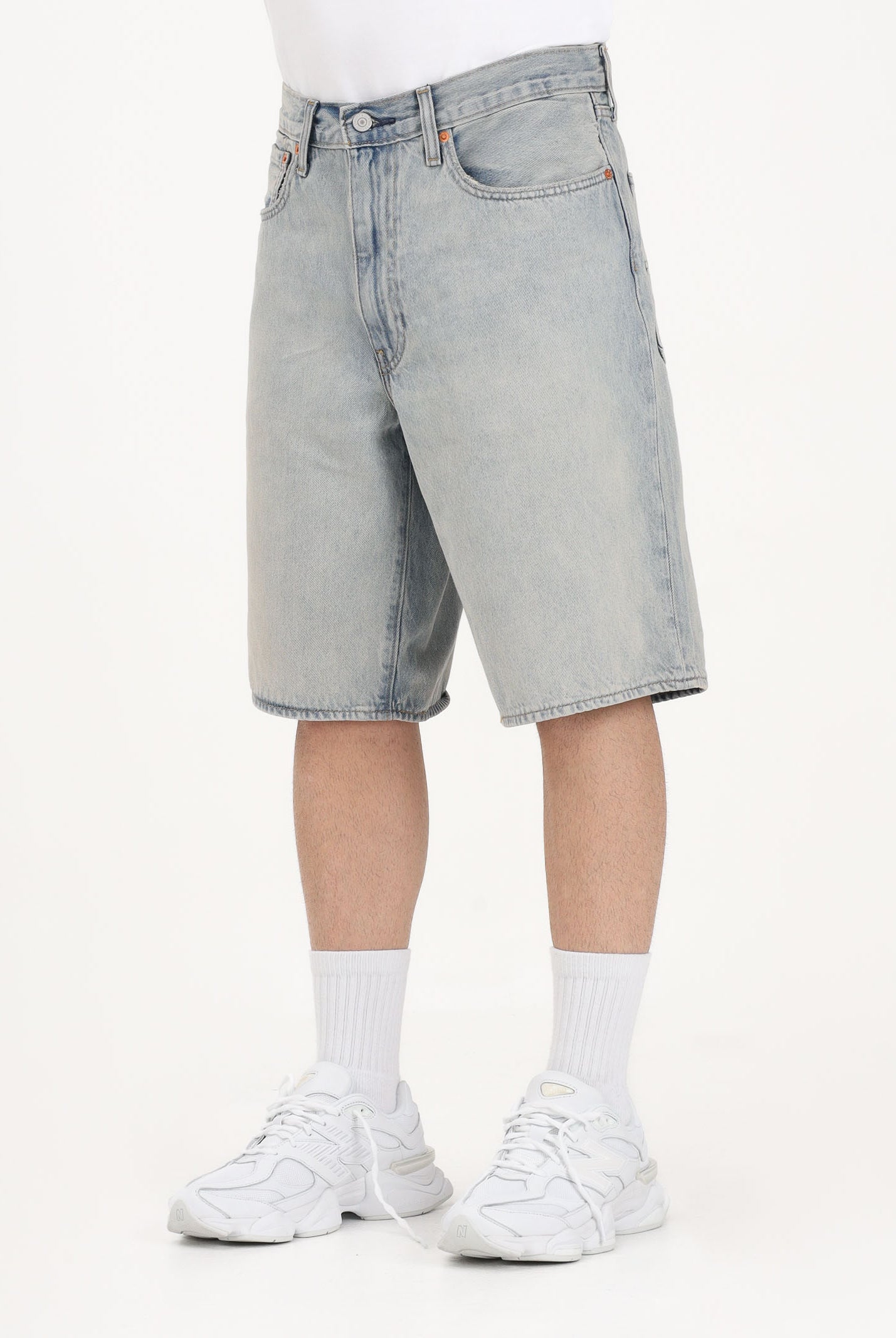 LEVI'S Shorts 478™ Baggy in denim chiaro sabbiato da uomo 001JM-0013 . LEVI'S®