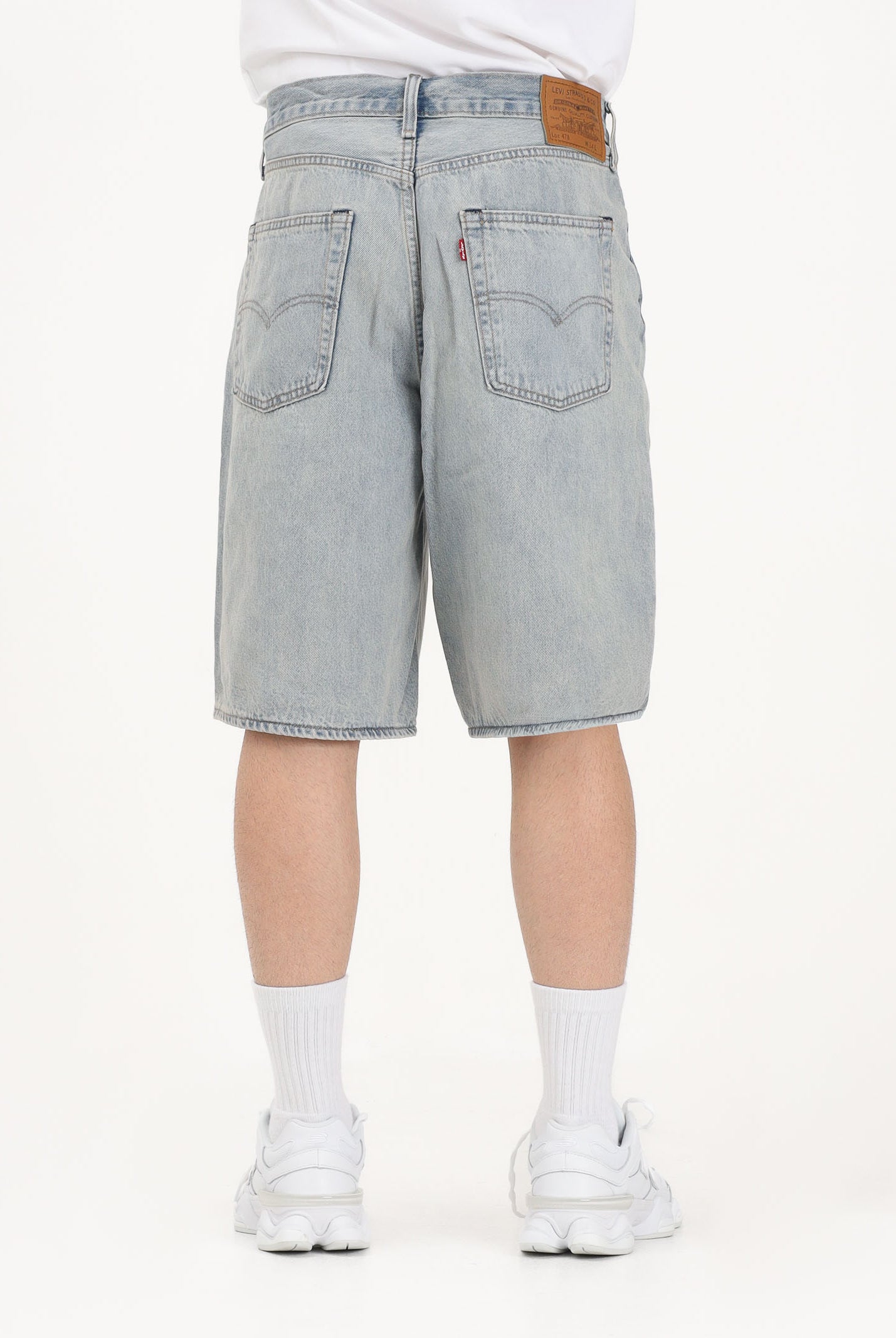 LEVI'S Shorts 478™ Baggy in denim chiaro sabbiato da uomo 001JM-0013 . LEVI'S®