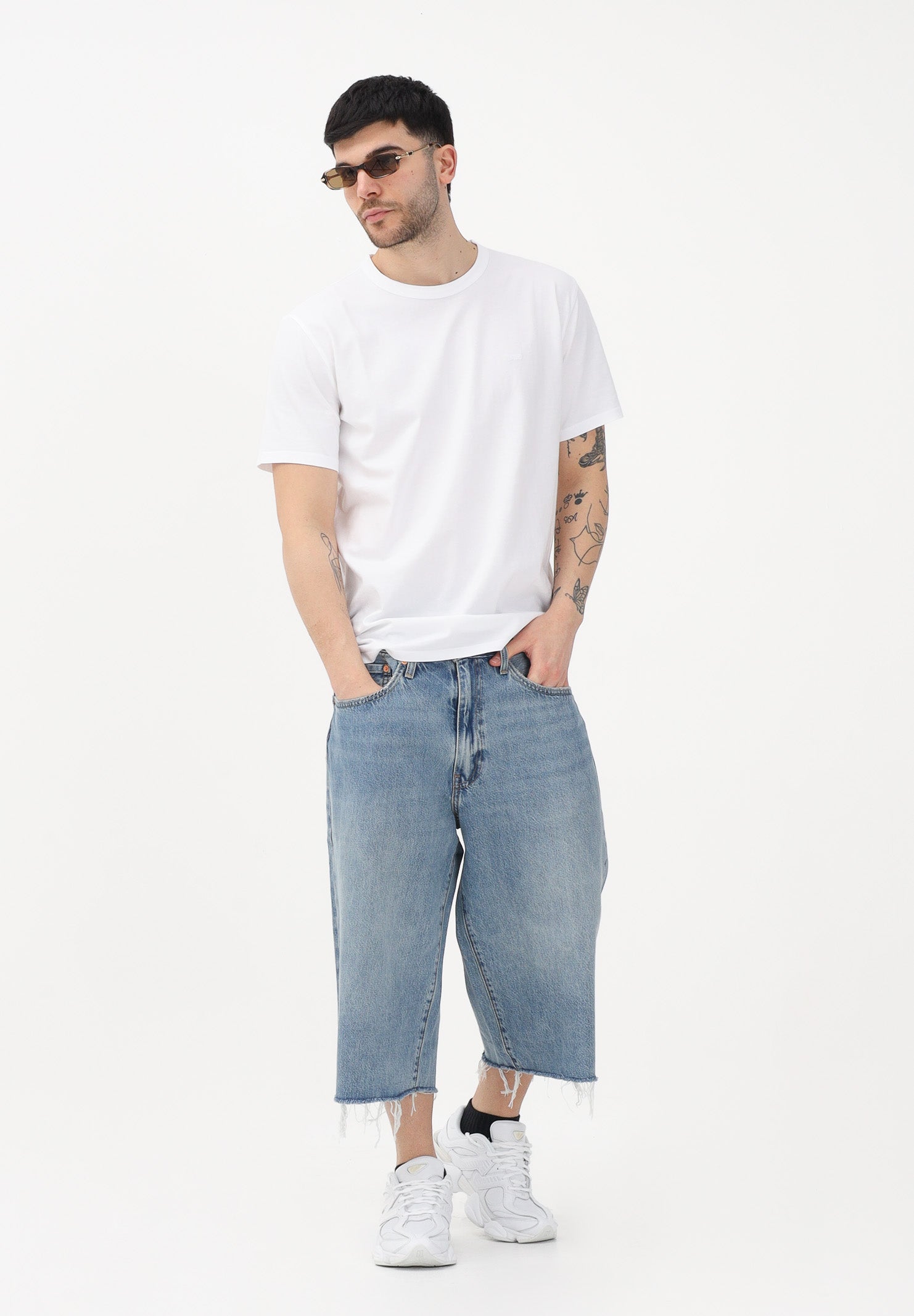 LEVI'S Bermuda 478™ Baggy in denim chiaro da uomo 004A8-0001 . LEVI'S®