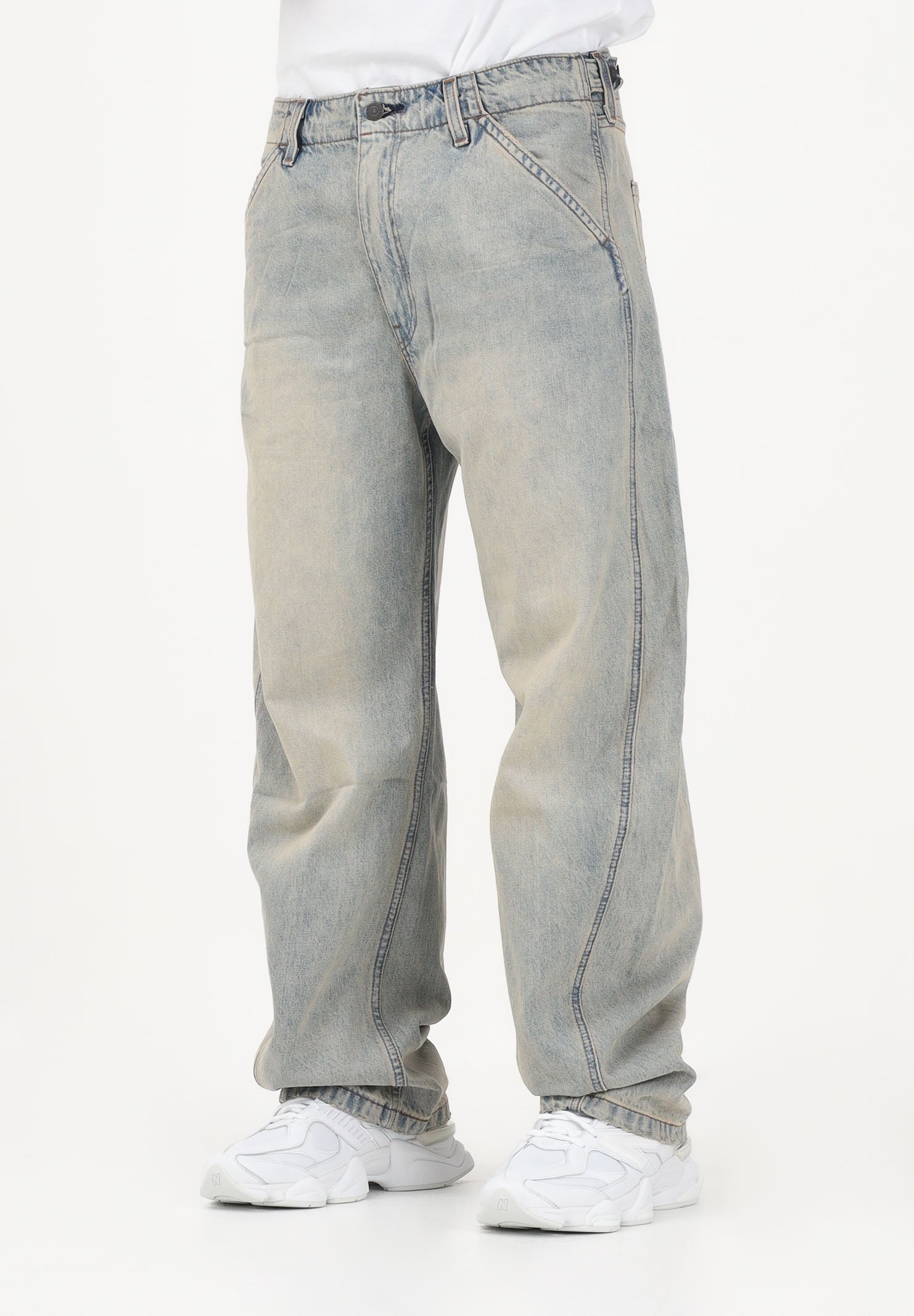 LEVI'S Jeans Baggy Barrel in denim sabbiato da uomo 0057O-0004 . LEVI'S®