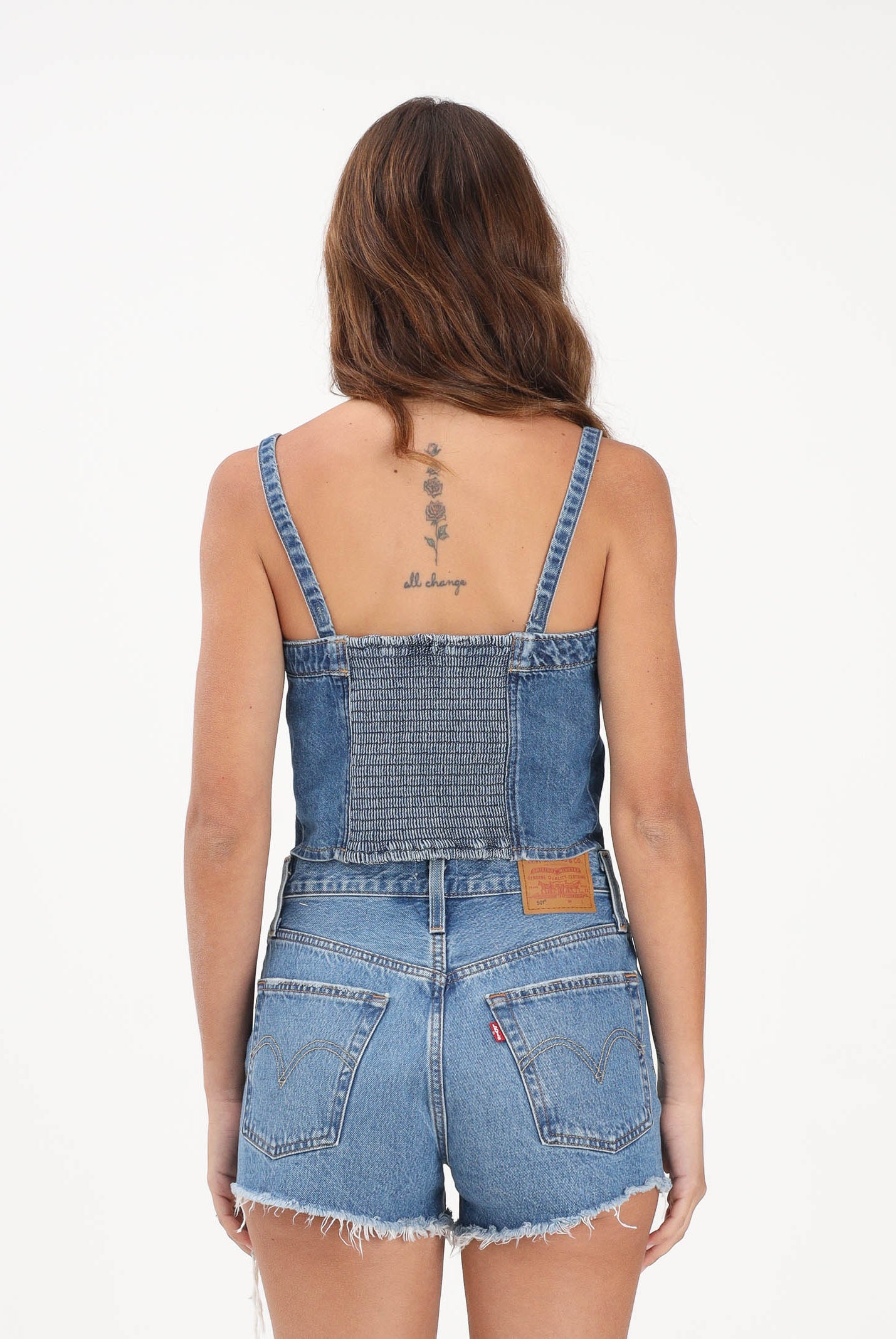 LEVI'S Top Lightweight in denim medio da donna 005NO-0005 . LEVI'S®