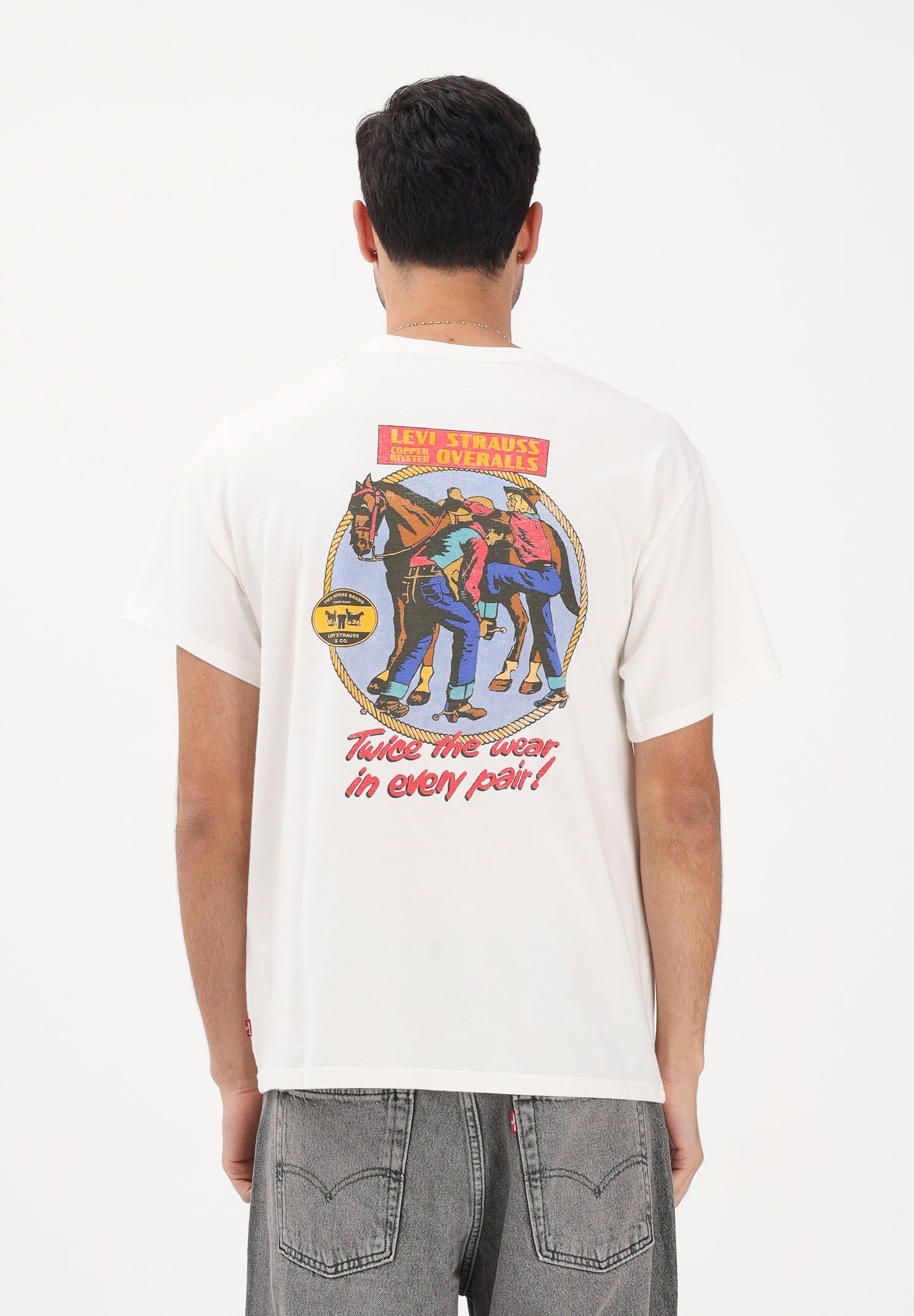 LEVI'S T-shirt a manica corta Levi's Relaxed Fit panna da uomo 16143-2372 . LEVI'S®