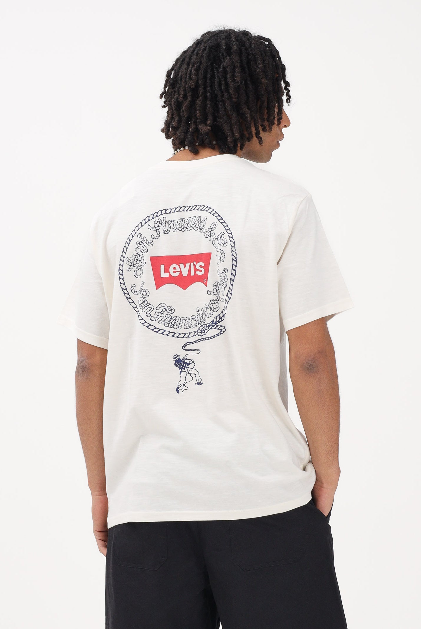 LEVI'S T-shirt a manica corta Relaxed Fit Graphic panna da uomo 16143-2451 . LEVI'S®