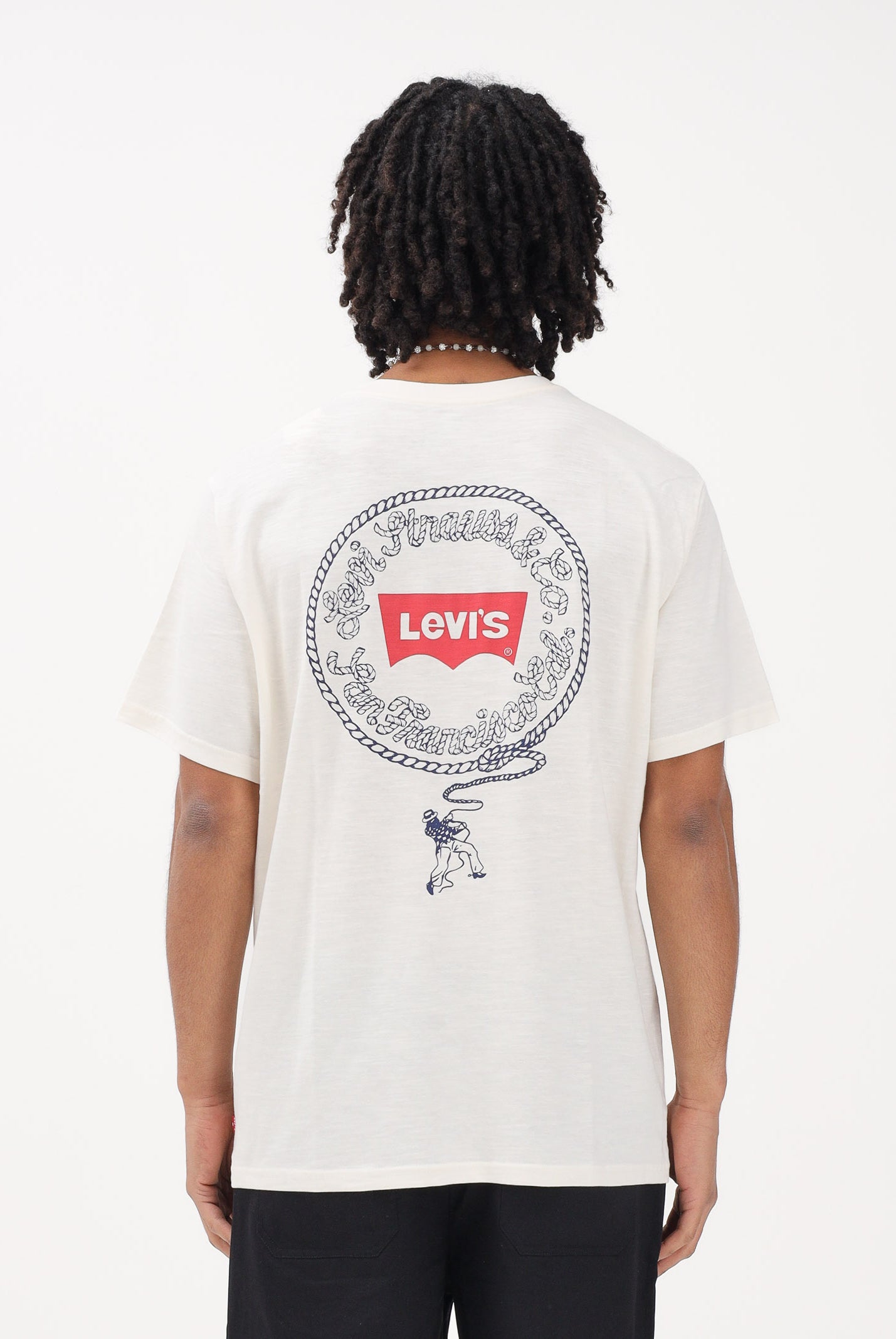 LEVI'S T-shirt a manica corta Relaxed Fit Graphic panna da uomo 16143-2451 . LEVI'S®