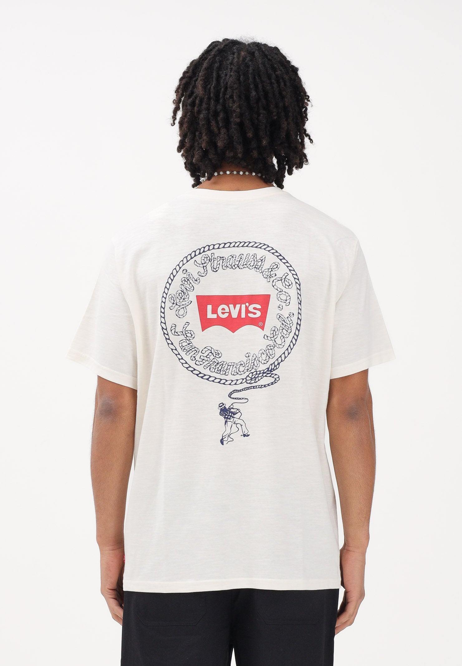 LEVI'S T-shirt a manica corta Relaxed Fit Graphic panna da uomo 16143-2451 . LEVI'S®