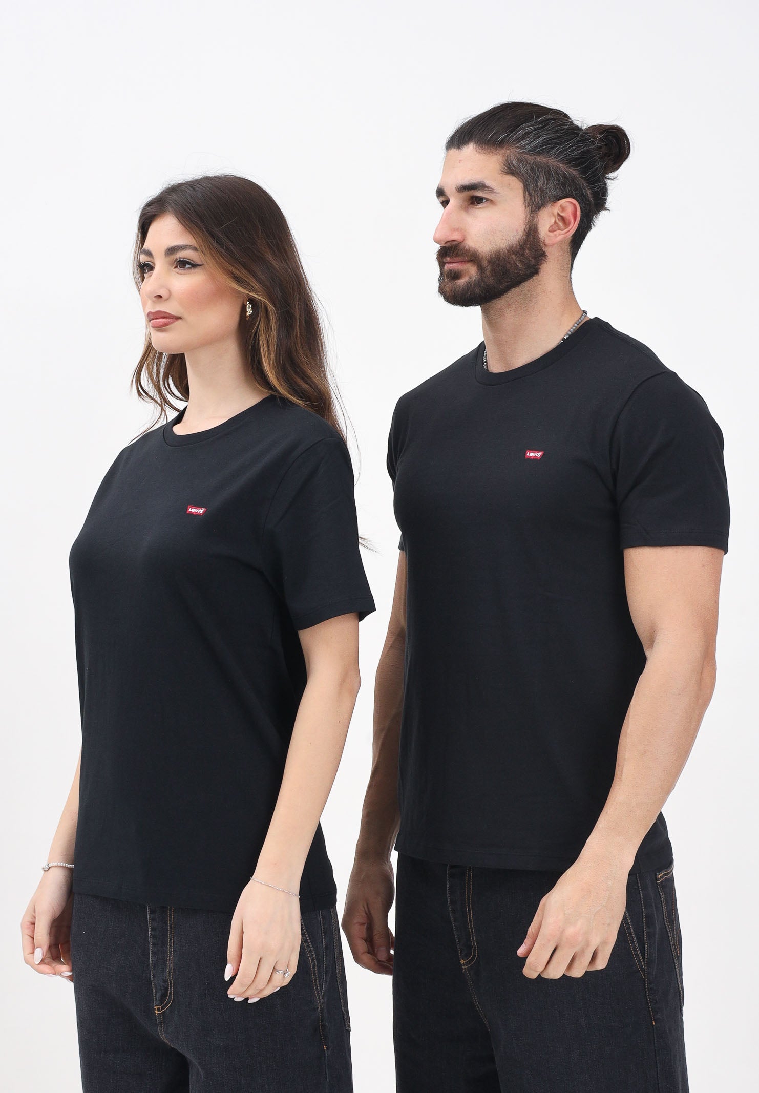 LEVI'S® T-shirt a manica corta Housemark nera per uomo e donna 56605-0009 . LEVI'S®