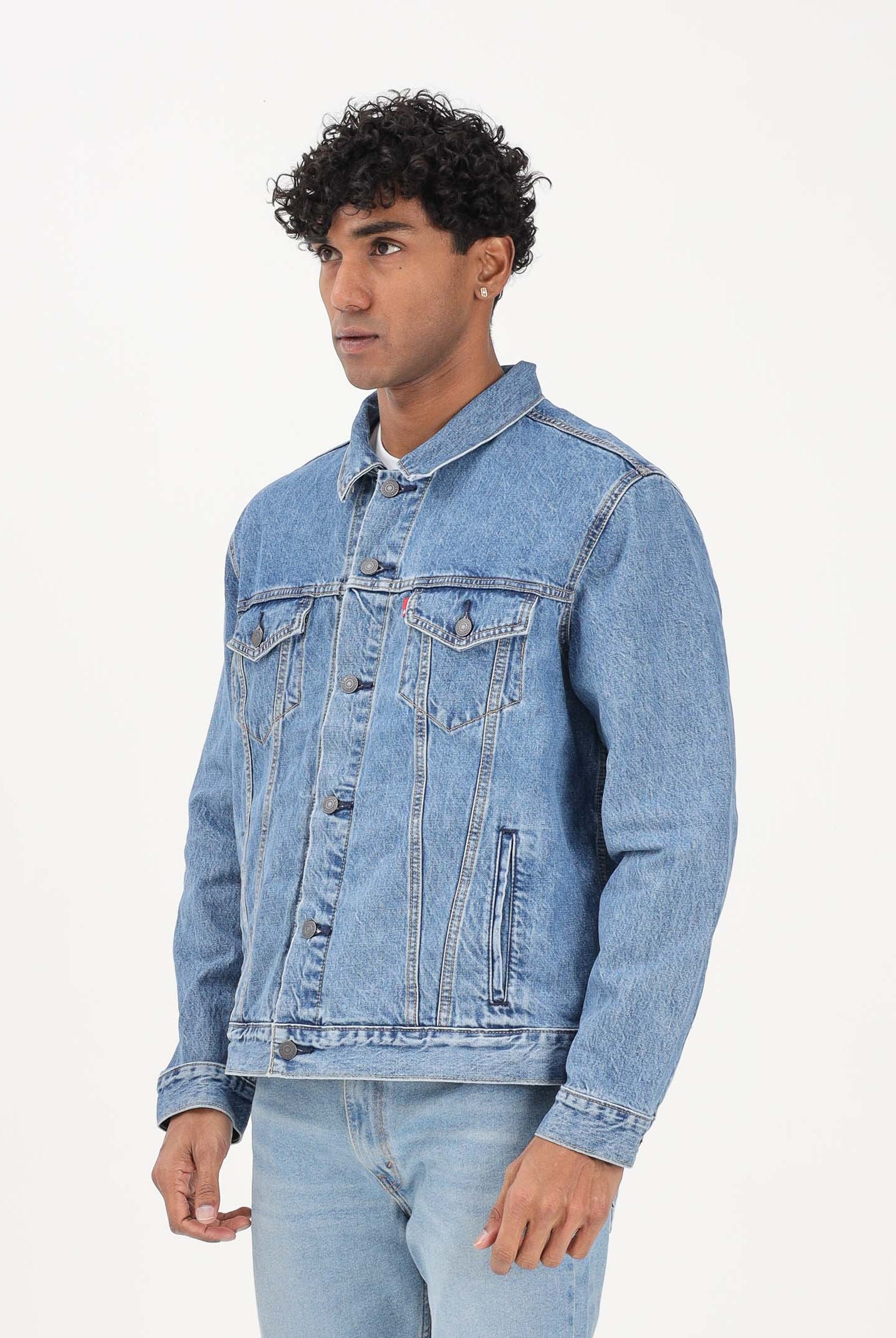 LEVI'S Giubbotto Trucker in denim medio da uomo 72334-0773 . LEVI'S®