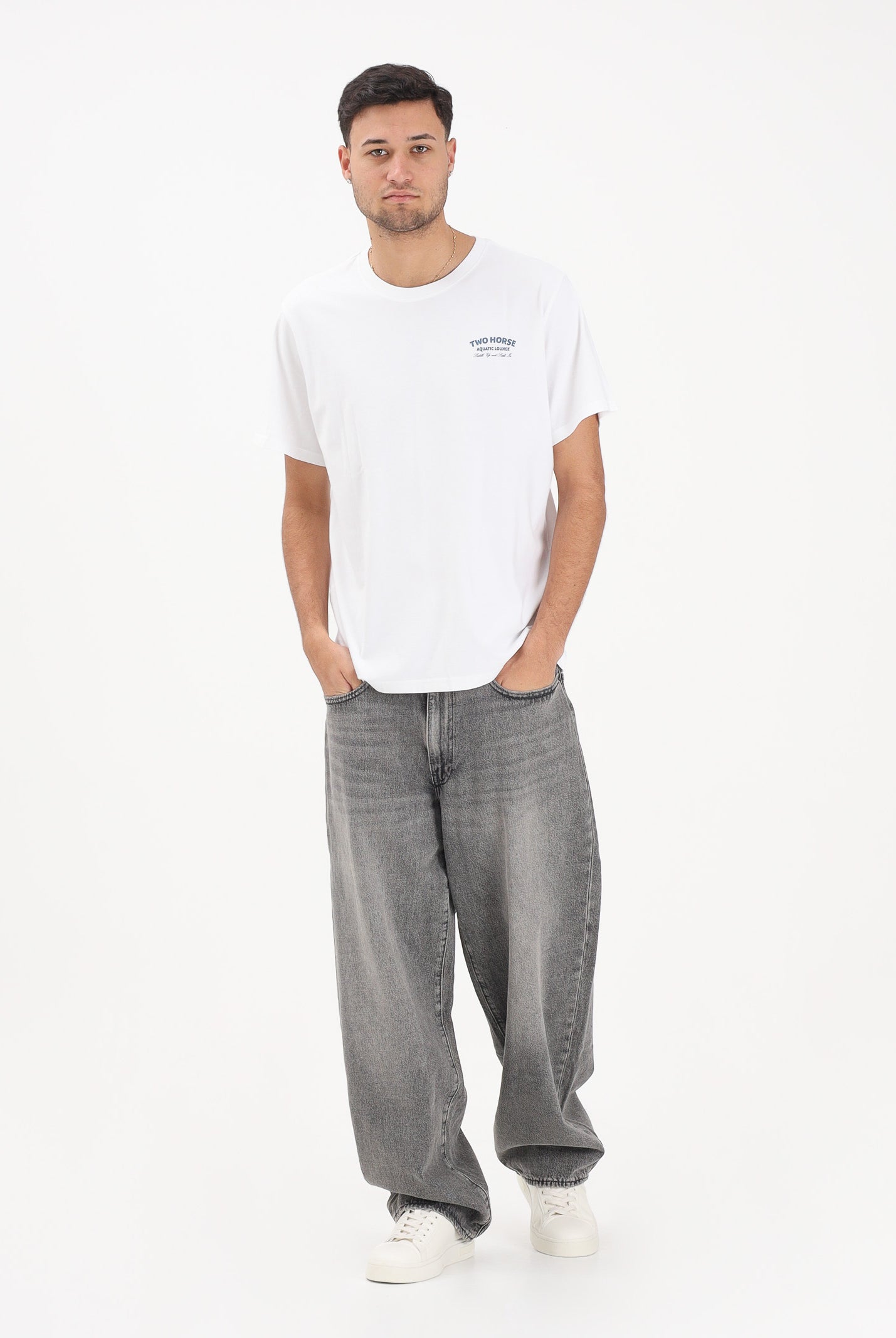 LEVI'S Jeans 578™ Baggy in denim grigio da uomo A4750-0058 . LEVI'S®