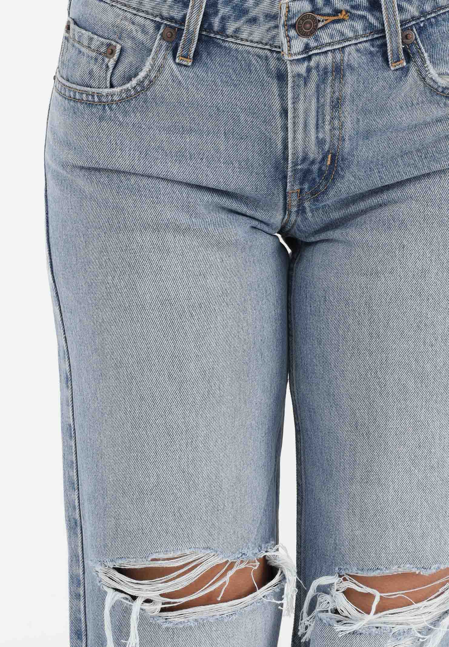 LEVI'S Jeans Low Loose in denim chiaro da donna A5566-0044 . LEVI'S®