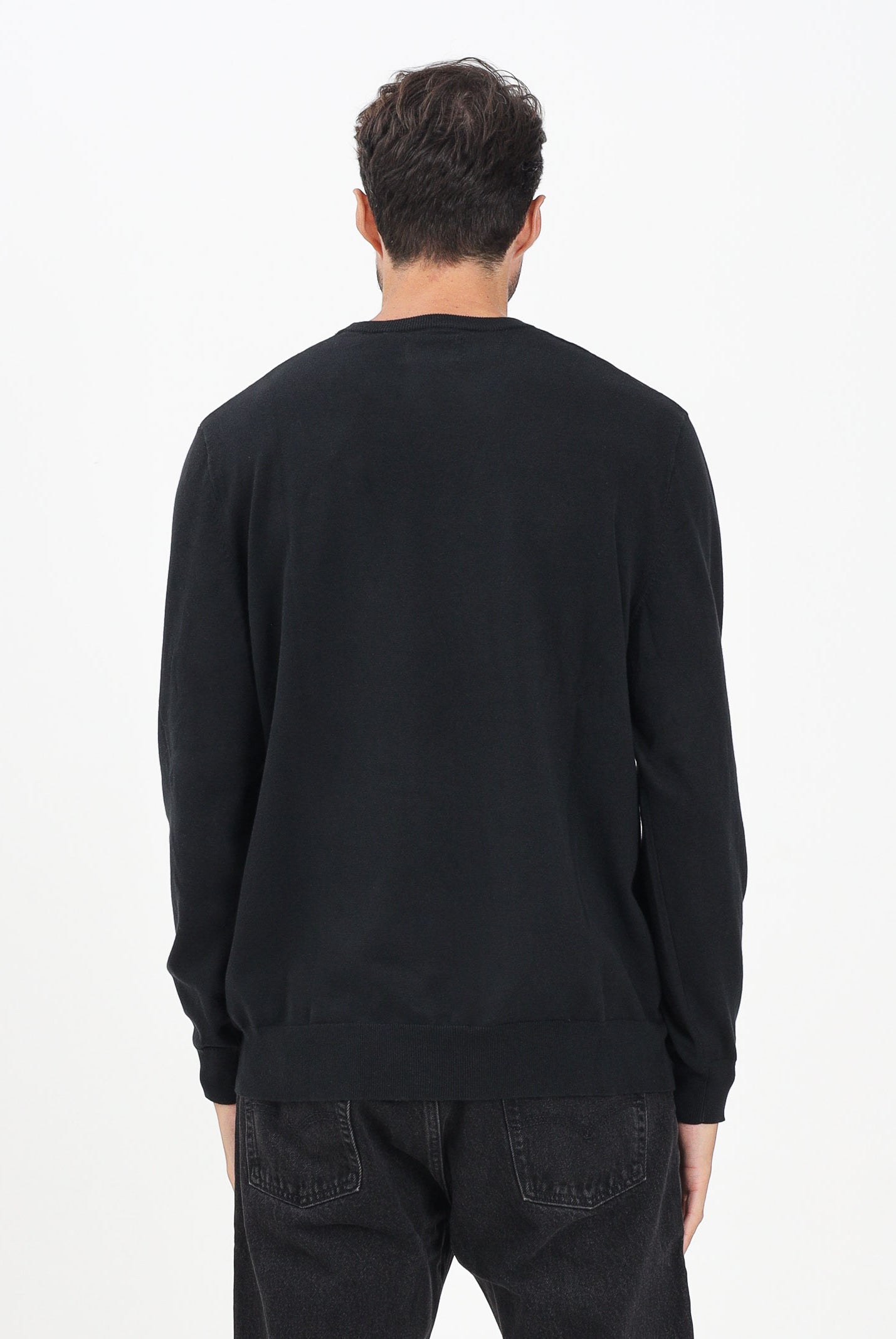LEVI'S® Maglioncino girocollo Housemark nero da uomo A7207-0001 . LEVI'S®