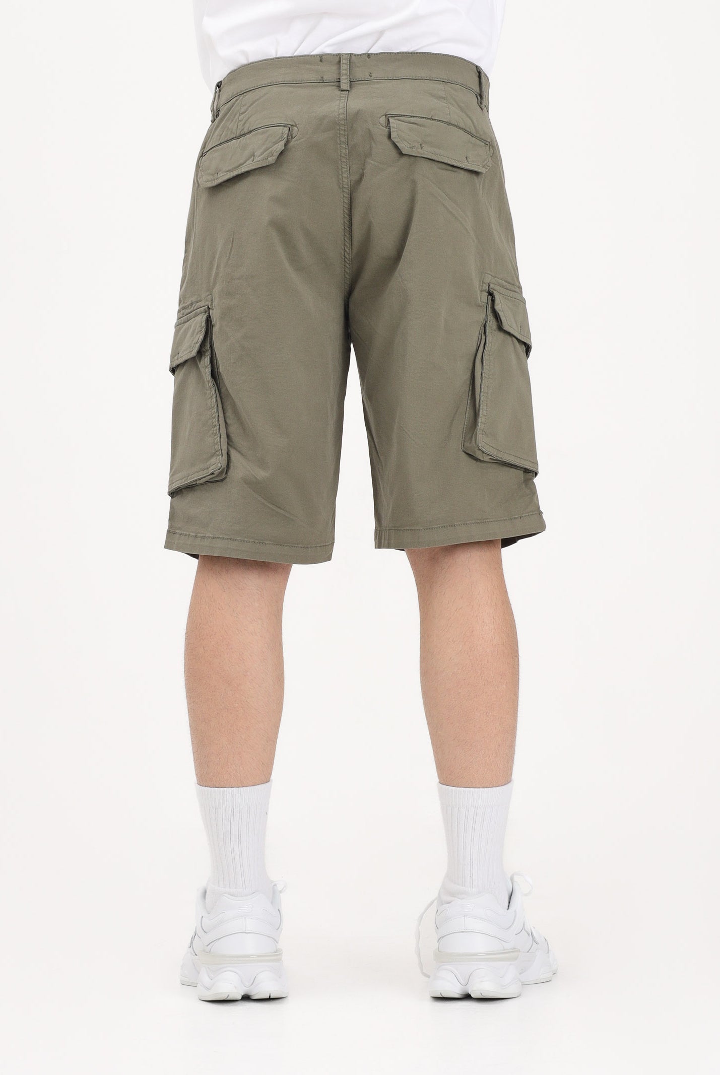 LYLE & SCOTT Shorts cargo verde militare da uomo SH1816ITA 009 LYLE & SCOTT