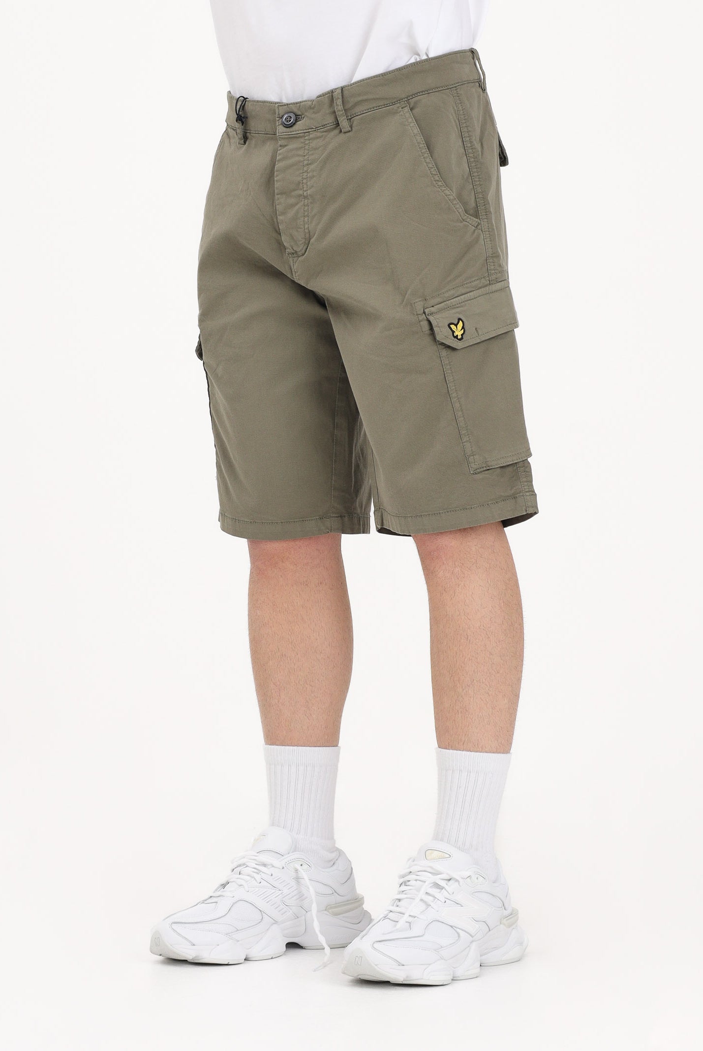 LYLE & SCOTT Shorts cargo verde militare da uomo SH1816ITA 009 LYLE & SCOTT
