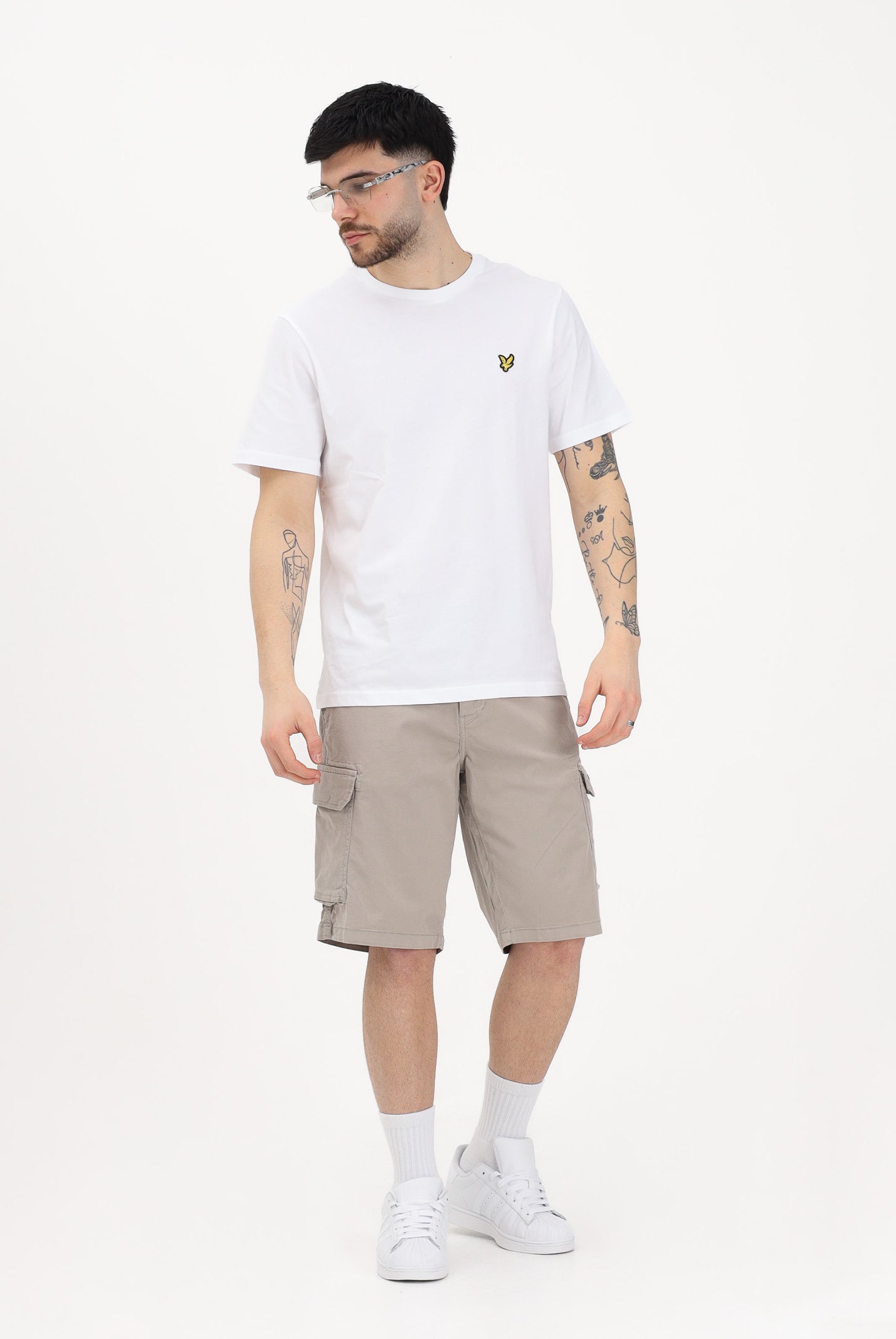 LYLE & SCOTT Shorts cargo beige da uomo SH1816ITA 010 LYLE & SCOTT