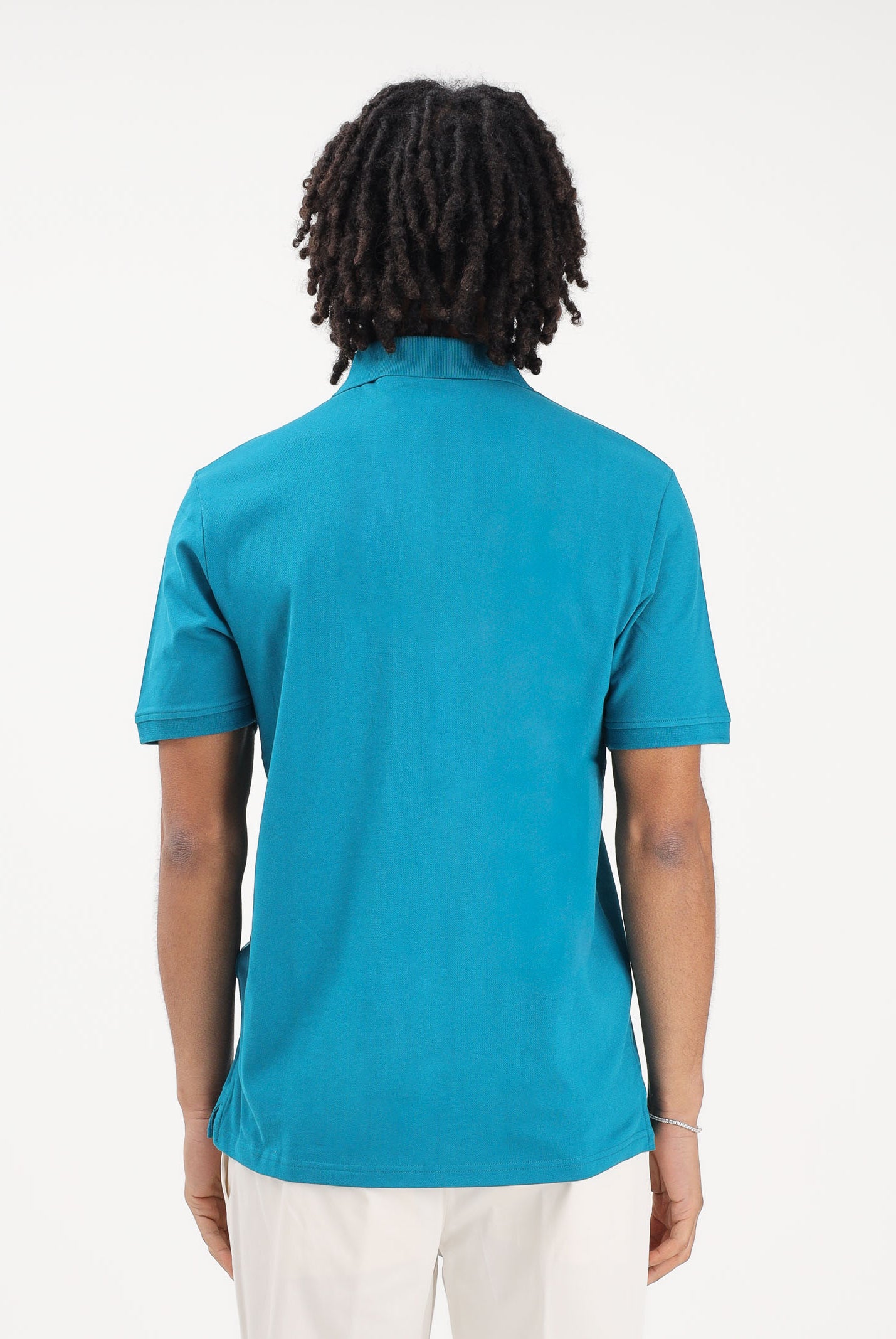 LYLE & SCOTT Polo a manica corta turchese da uomo SP400VOGT Y134 LYLE & SCOTT