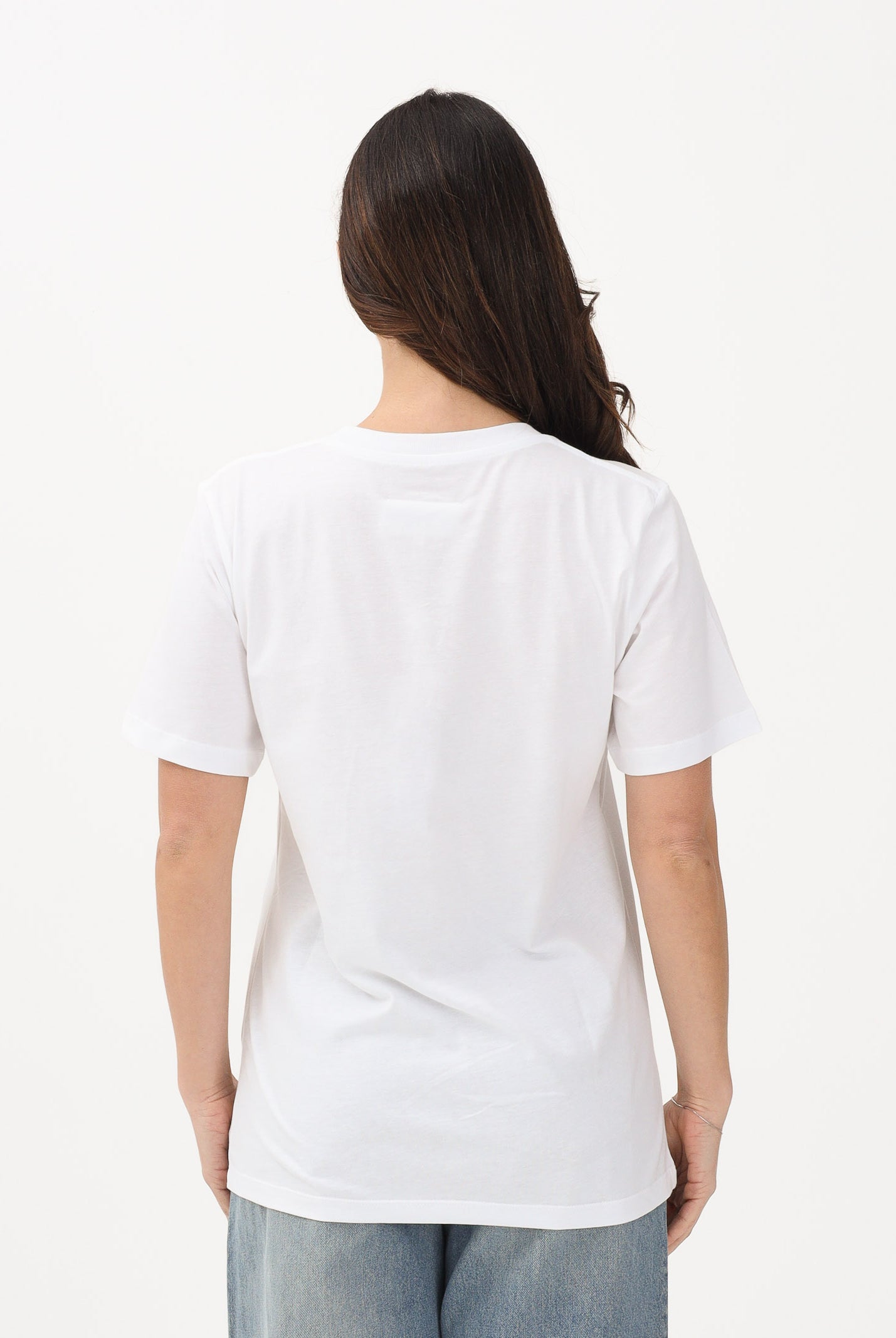 MAISON MARGIELA T-shirt a manica corta bianca per donna, ragazzi e bambini con logo sul petto M61020MM02Y M6100 MAISON MARGIELA