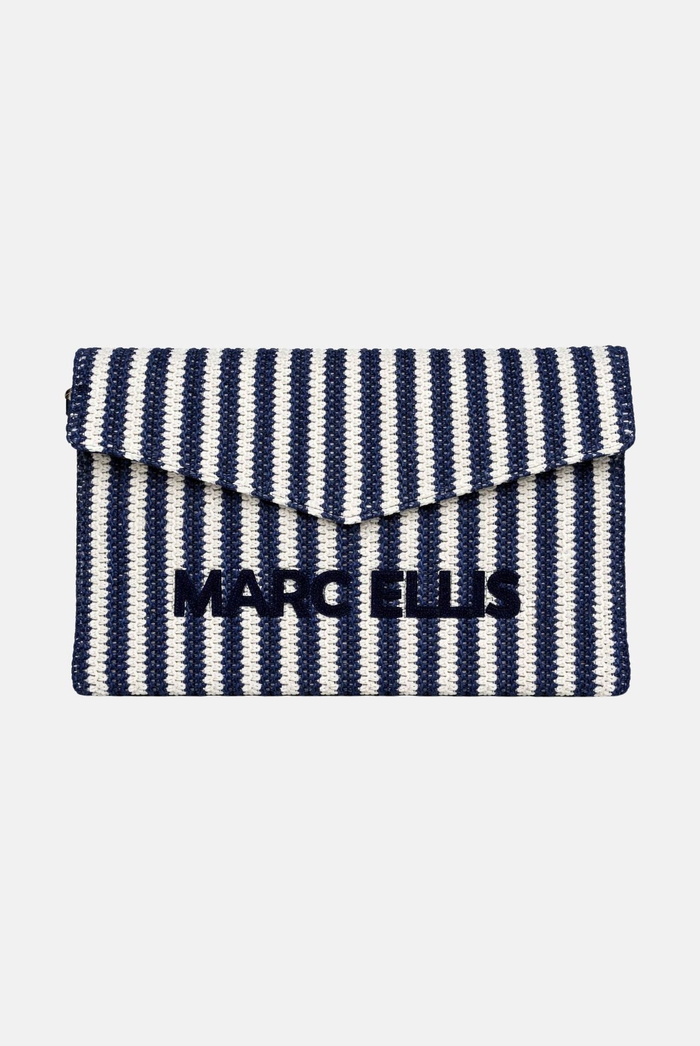 MARC ELLIS Pochette Buby Eivissa C blu e bianca da donna BUBY-EIVISSA-C BLWH MARC ELLIS