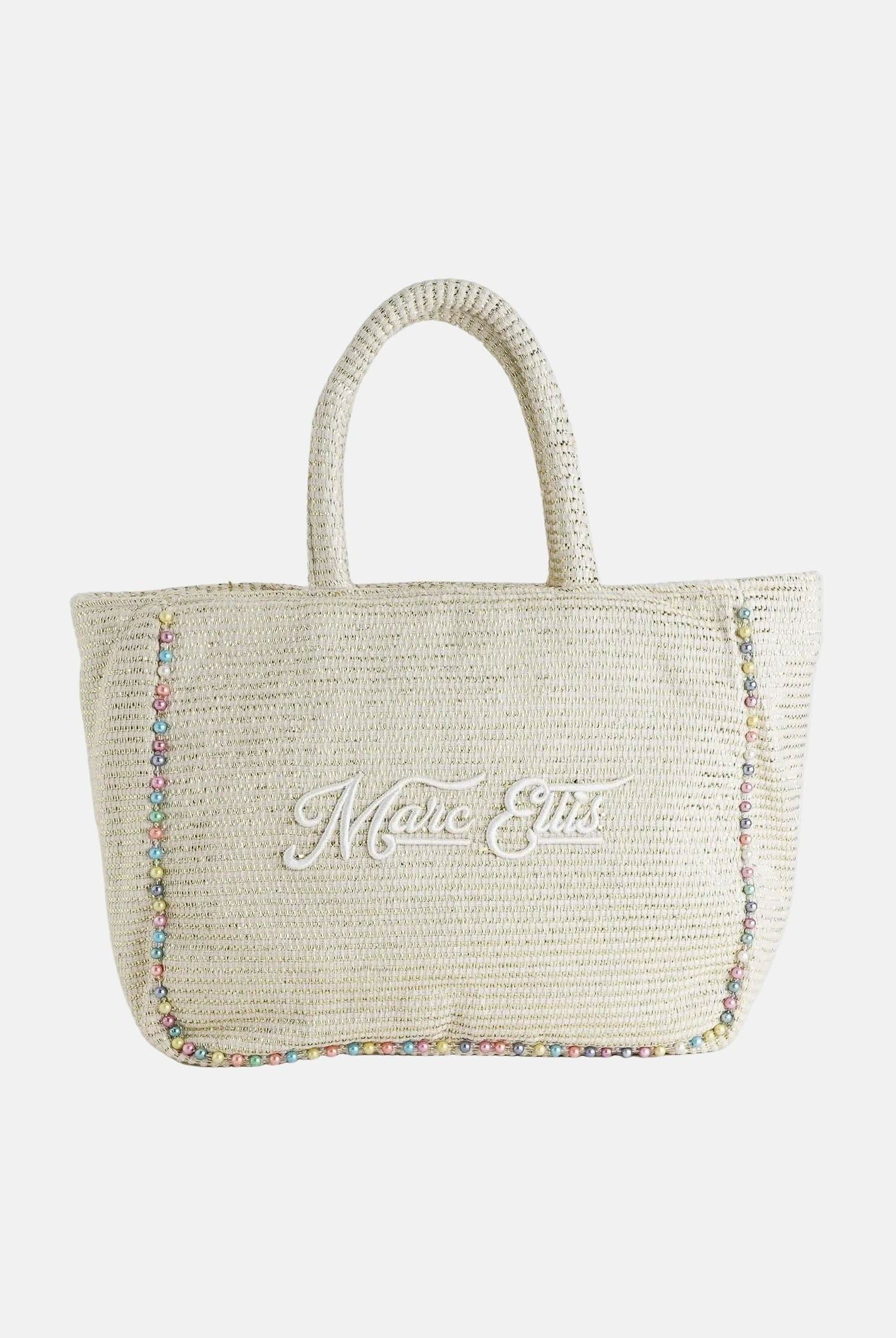 MARC ELLIS Borsa mare Buby L Indy26 panna da donna con finitura leggermente brillante BUBY-L-INDY26 02 MARC ELLIS