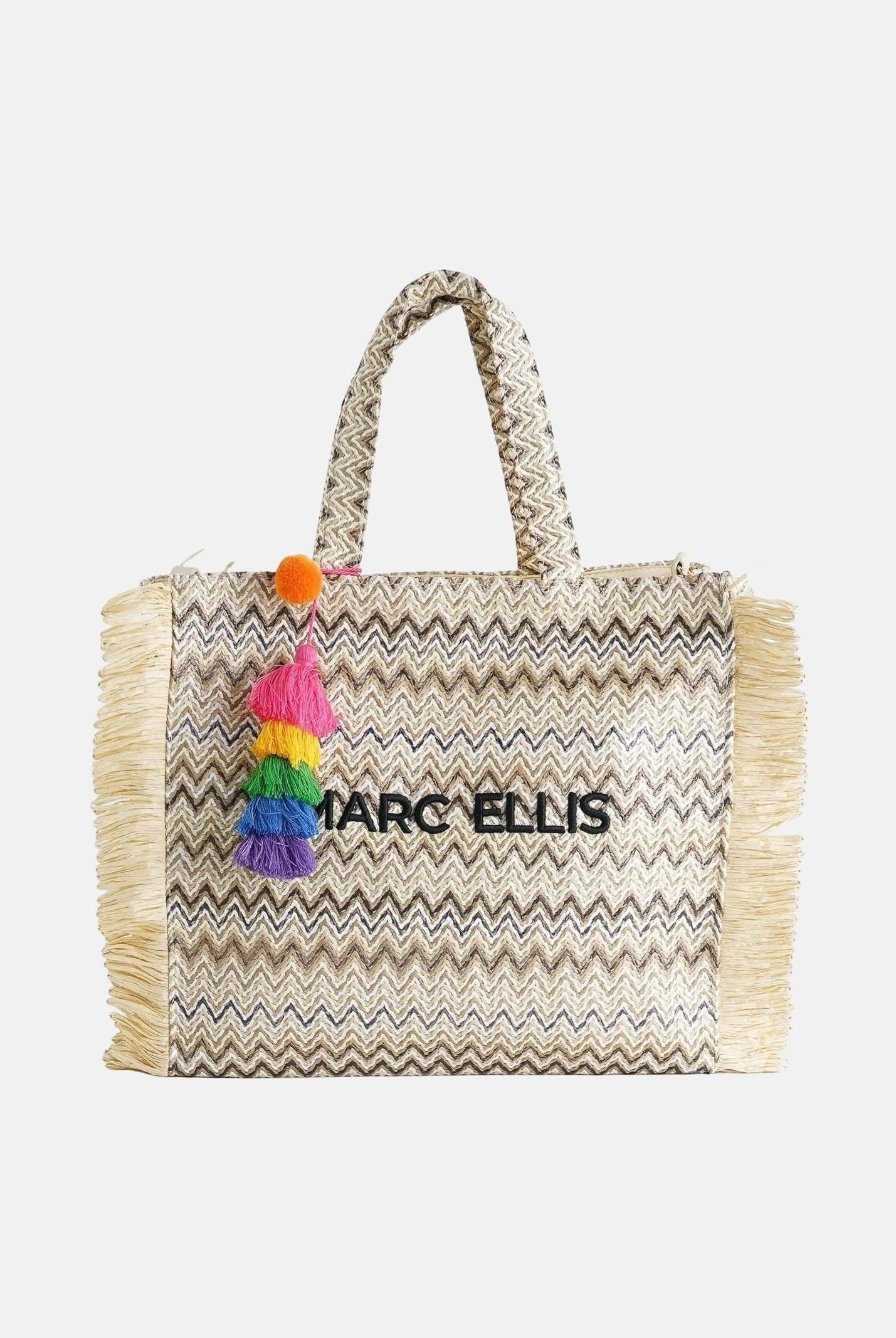 MARC ELLIS Borsa BUBY S CLAIRE L in rafia beige da donna BUBY-S-CLAIRE-L MUNA MARC ELLIS