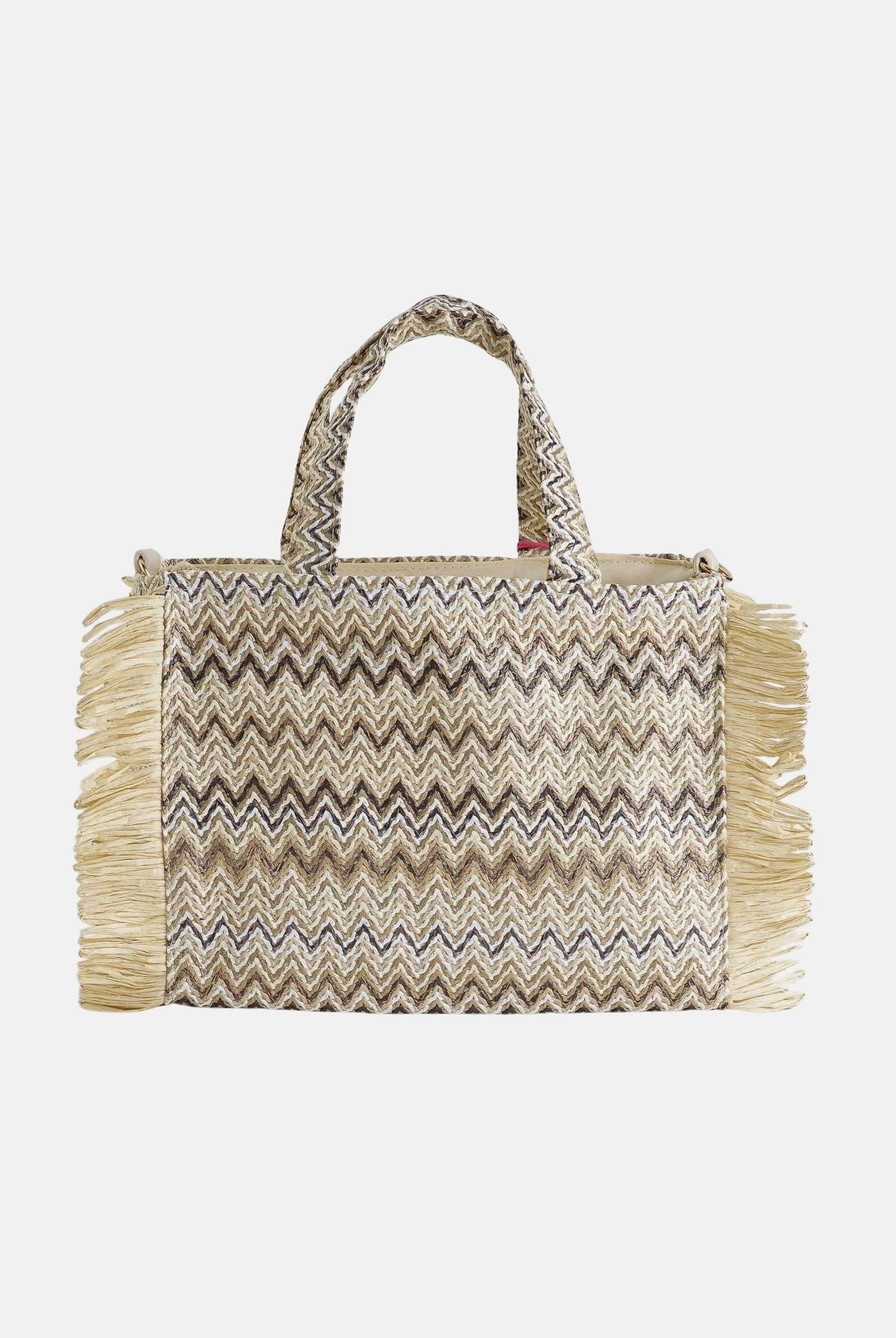 MARC ELLIS Borsa Buby S Claire M beige da donna con motivo zig-zag BUBY-S-CLAIRE-M MUNA MARC ELLIS