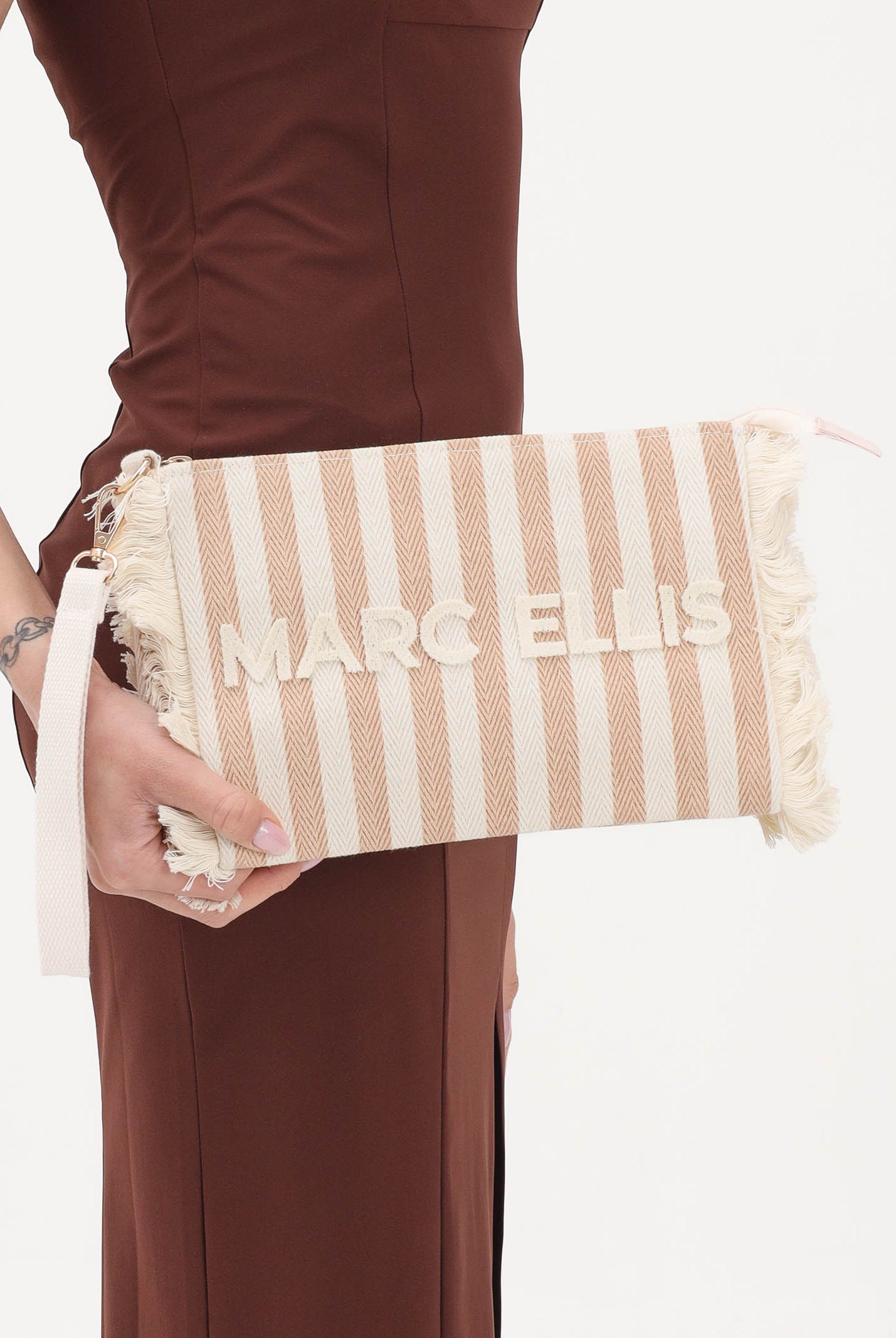 MARC ELLIS Pochette Buby S Joan C panna e beige da donna BUBY-S-JOAN-C LITA MARC ELLIS