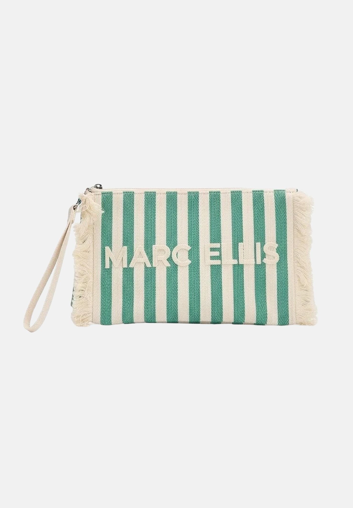 MARC ELLIS Pochette Buby S Joan C panna e verde da donna BUBY-S-JOAN-C SOGR MARC ELLIS