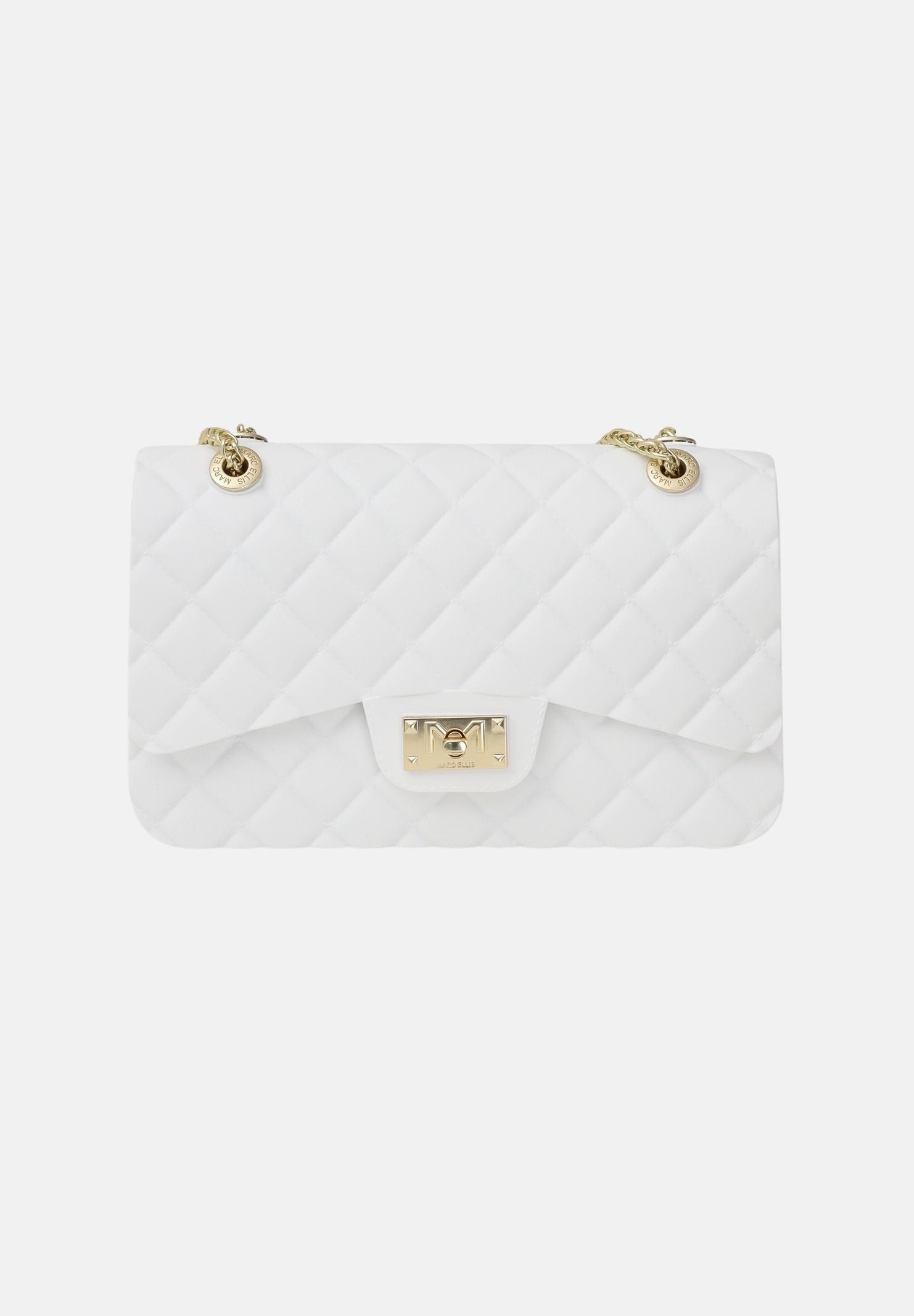 MARC ELLIS Borsa a tracolla Flat Falcon M bianca da donna FLAT-FALCON-M26 MIMAGO MARC ELLIS