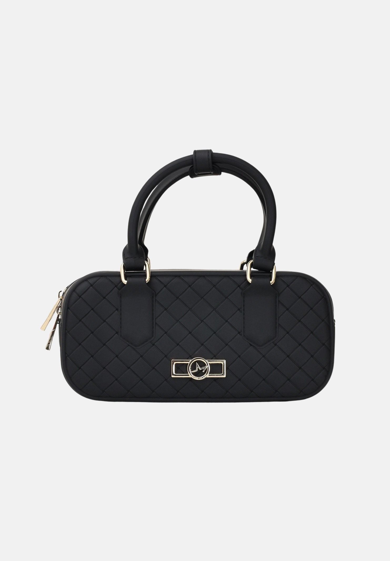 MARC ELLIS Borsa a mano Flat Glitty nera da donna FLAT-GLITTY BLLIGO MARC ELLIS