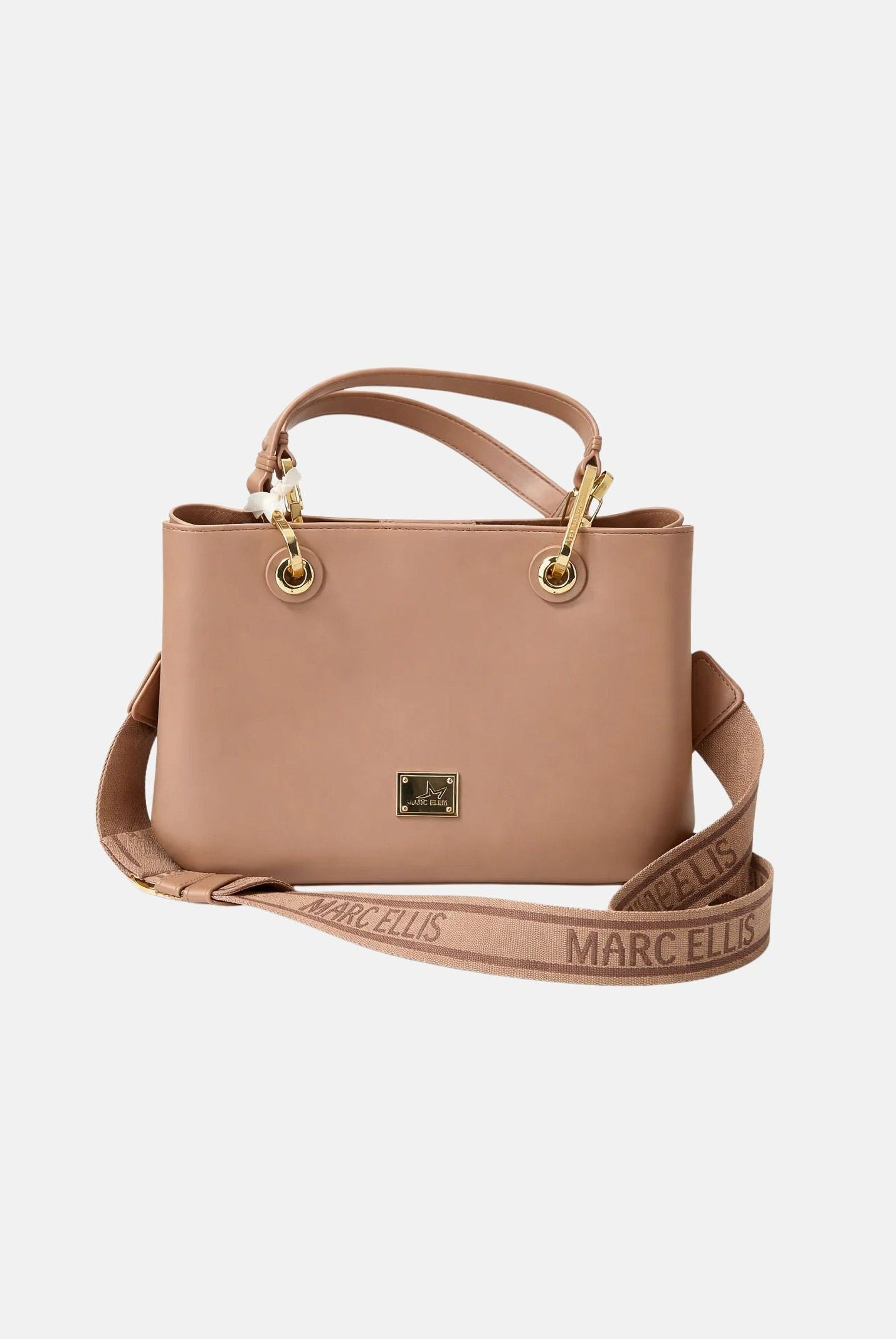 MARC ELLIS Borsa a mano Flat Kira cammello da donna FLAT-KIRA MOMOLIGO MARC ELLIS