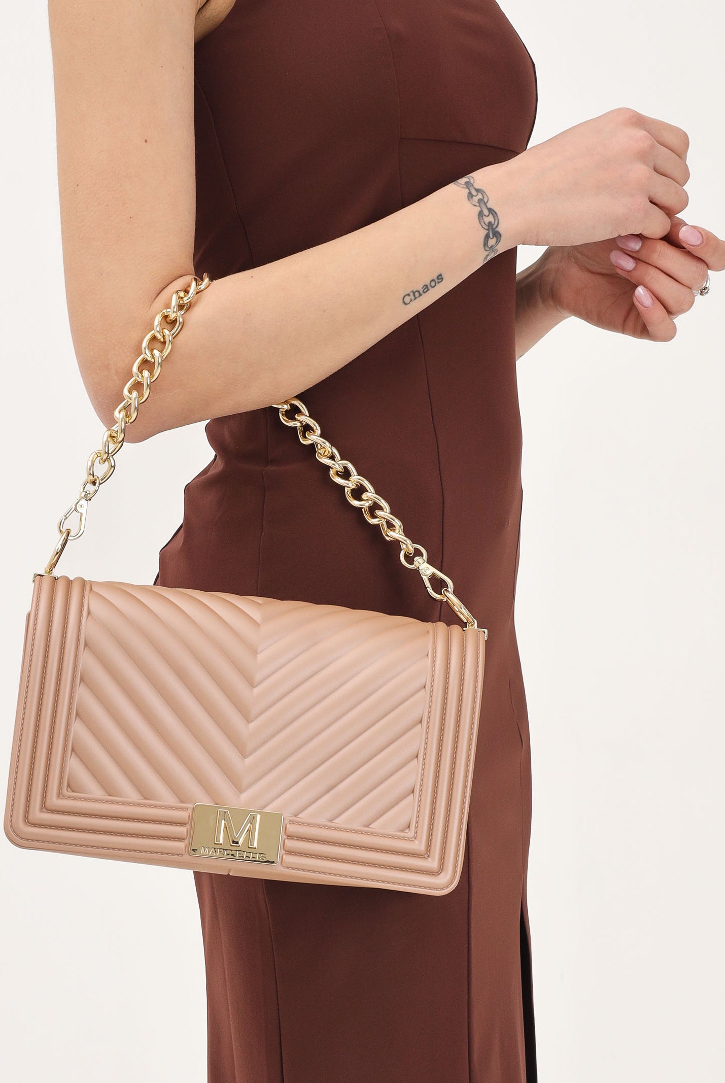 MARC ELLIS Borsa a tracolla Flat M 26 beige da donna FLAT-M-26 MOMOLIGO MARC ELLIS