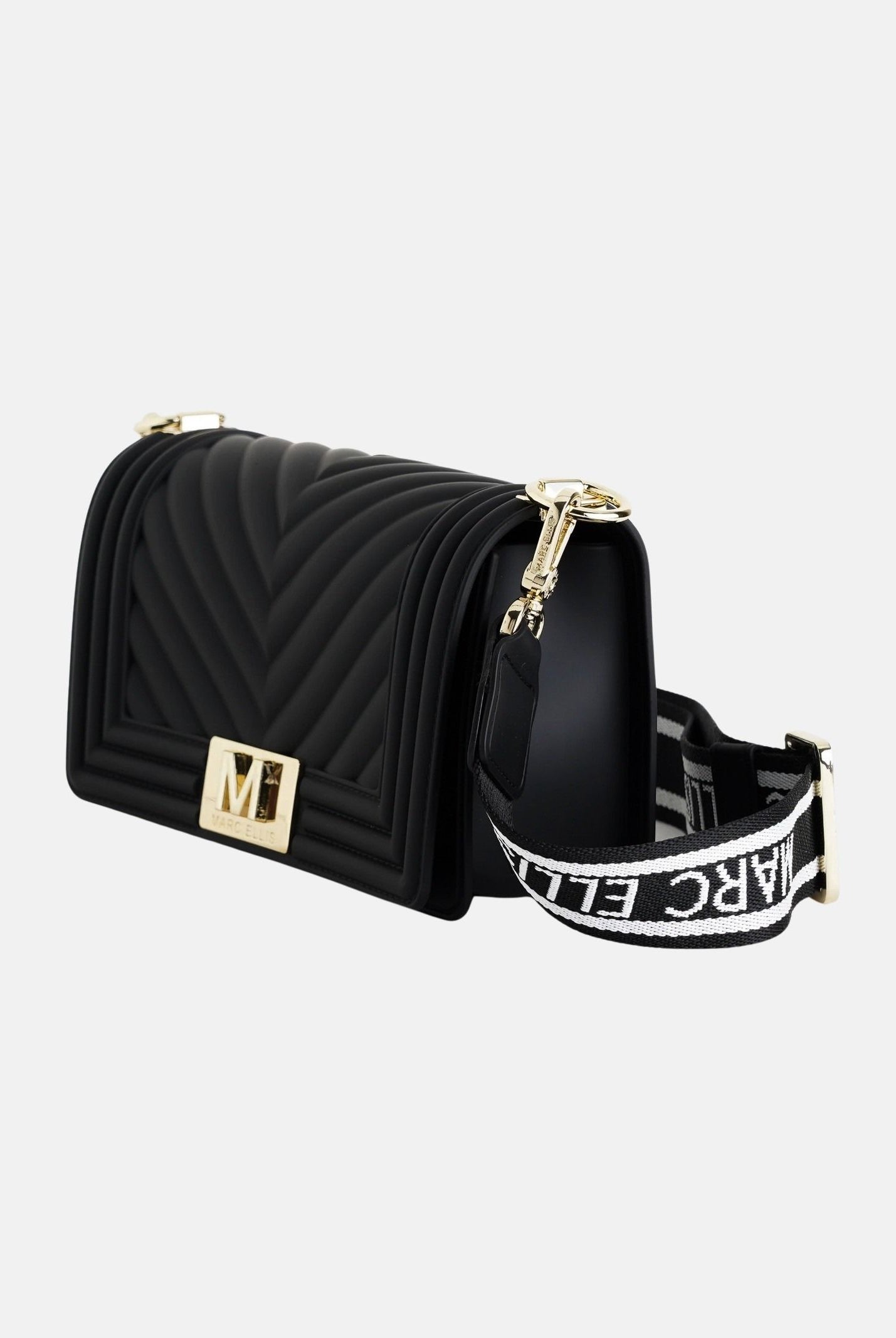 MARC ELLIS Borsa a tracolla Flat S 26 nera da donna FLAT-S26 BLLIGO MARC ELLIS