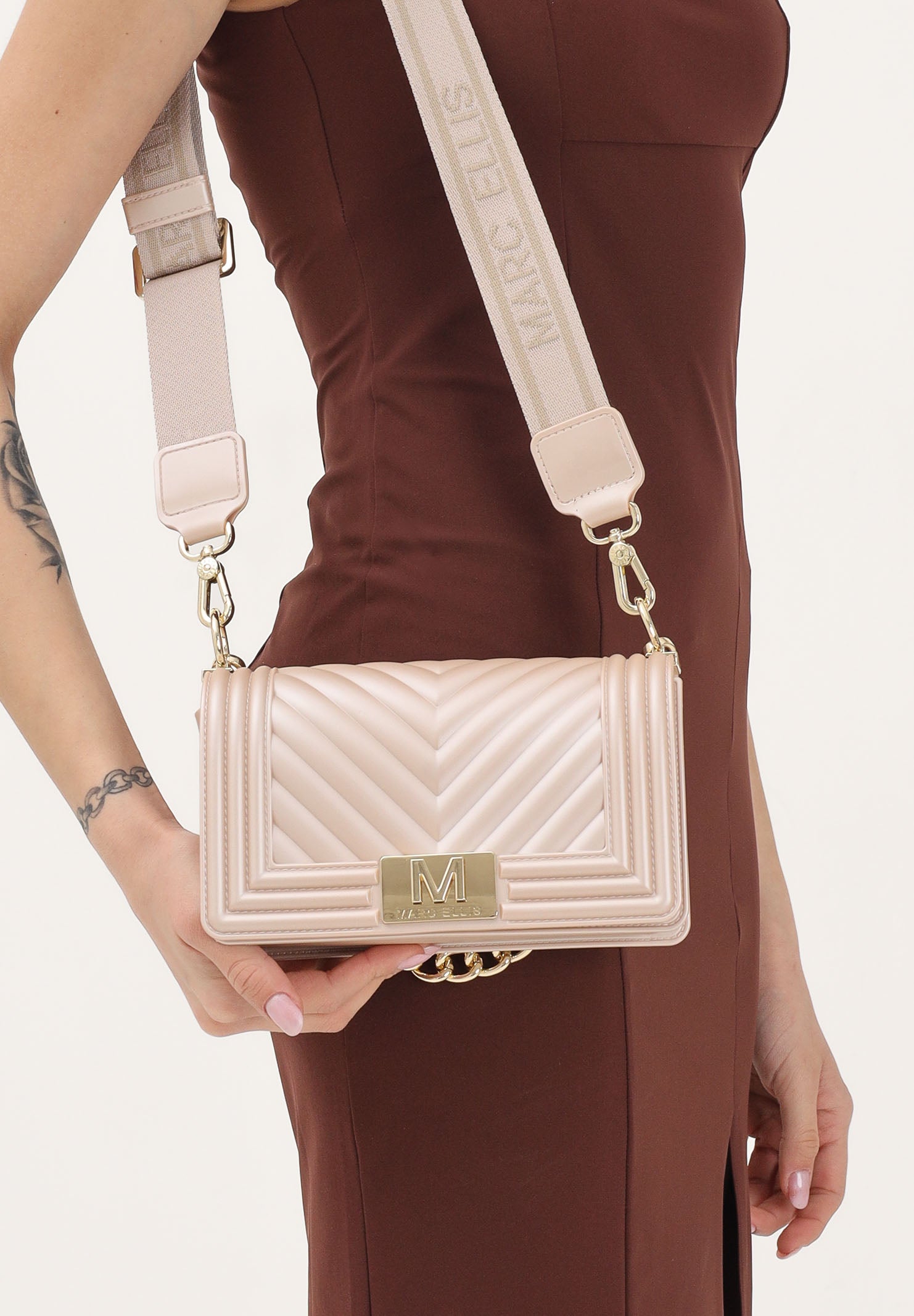 MARC ELLIS Borsa a tracolla Flat S 26 rosa da donna FLAT-S26 LITALIGO MARC ELLIS