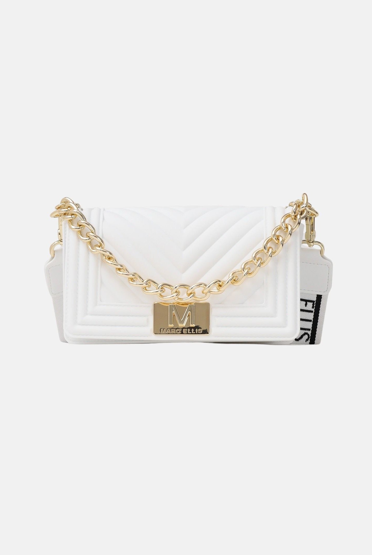 MARC ELLIS Borsa a tracolla Flat S 26 bianca da donna FLAT-S26 MILIGO MARC ELLIS