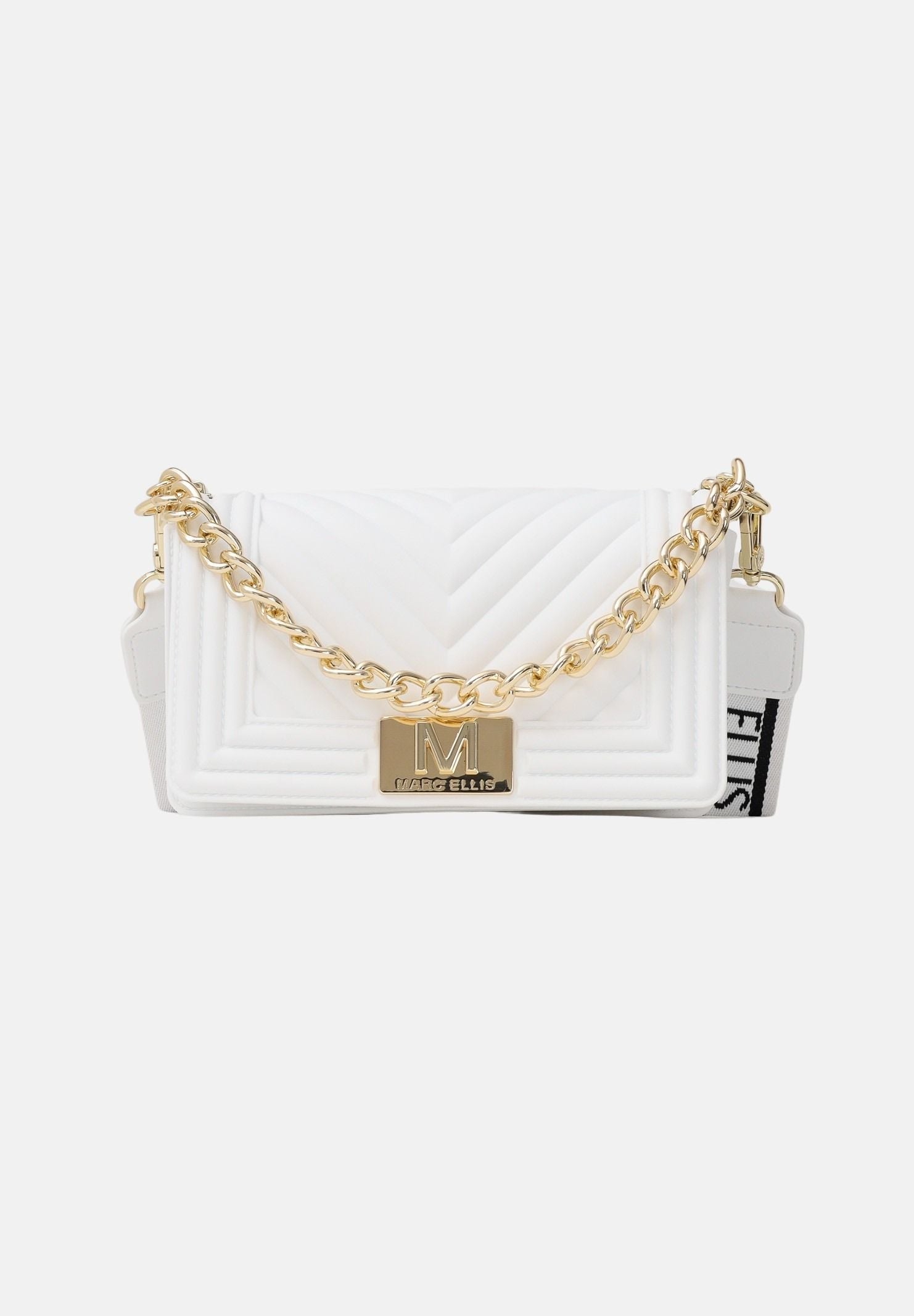 MARC ELLIS Borsa a tracolla Flat S 26 bianca da donna FLAT-S26 MILIGO MARC ELLIS