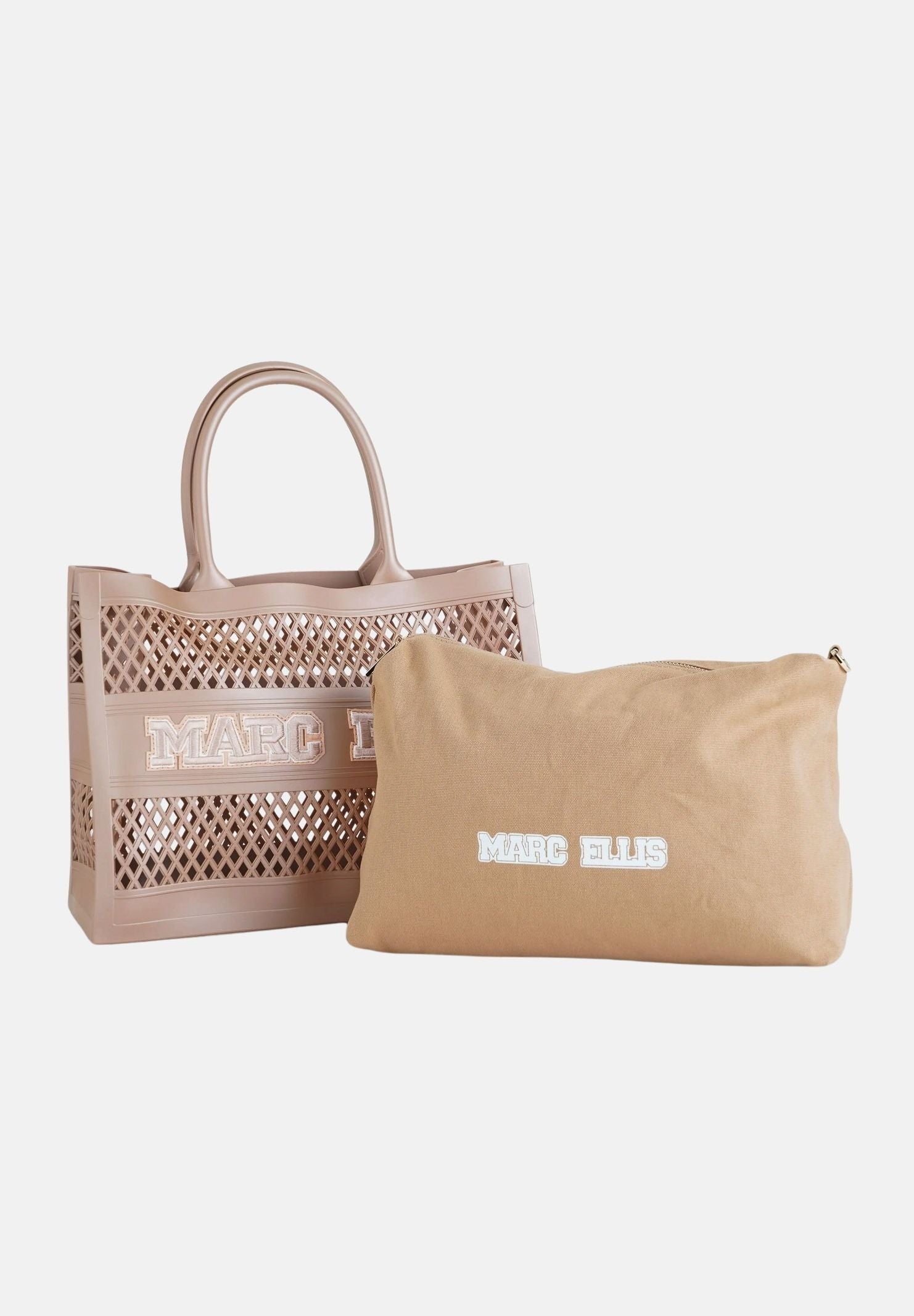 MARC ELLIS Shopper FLAT-SPONGE-M nude da donna FLAT-SPONGE-M MOMOLIGO MARC ELLIS
