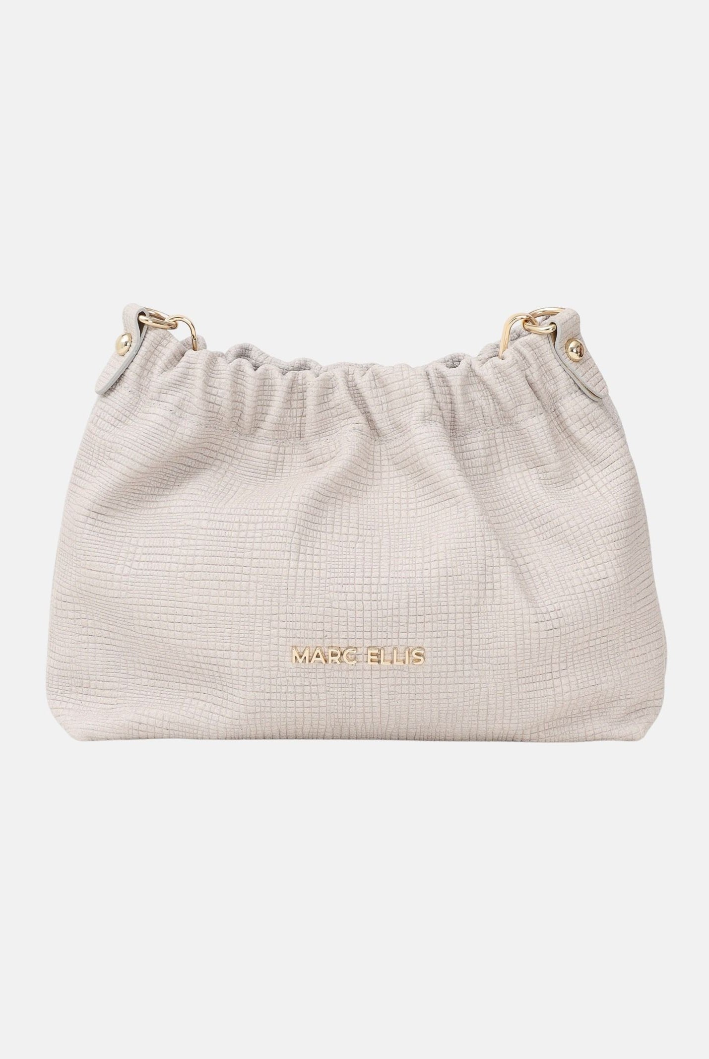 MARC ELLIS Borsa a tracolla Helena Suede panna da donna HELENA-SUEDE-RF OFBLGO MARC ELLIS