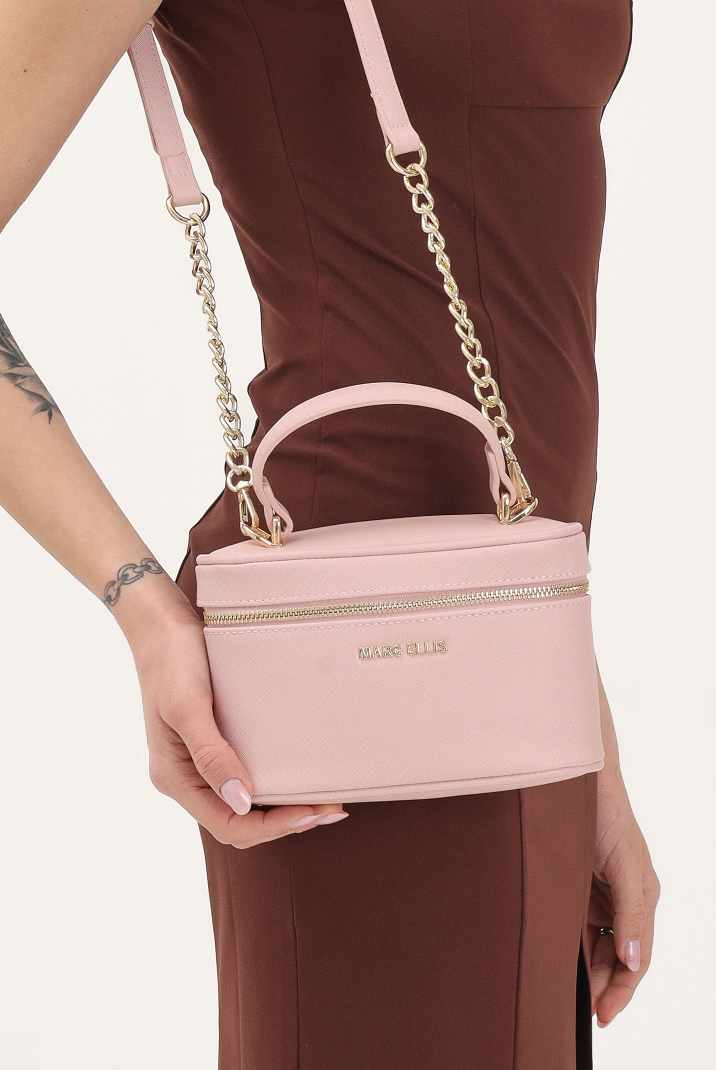 MARC ELLIS Borsa a mano Kansas MF rosa da donna KANSAS-MF LIRO MARC ELLIS