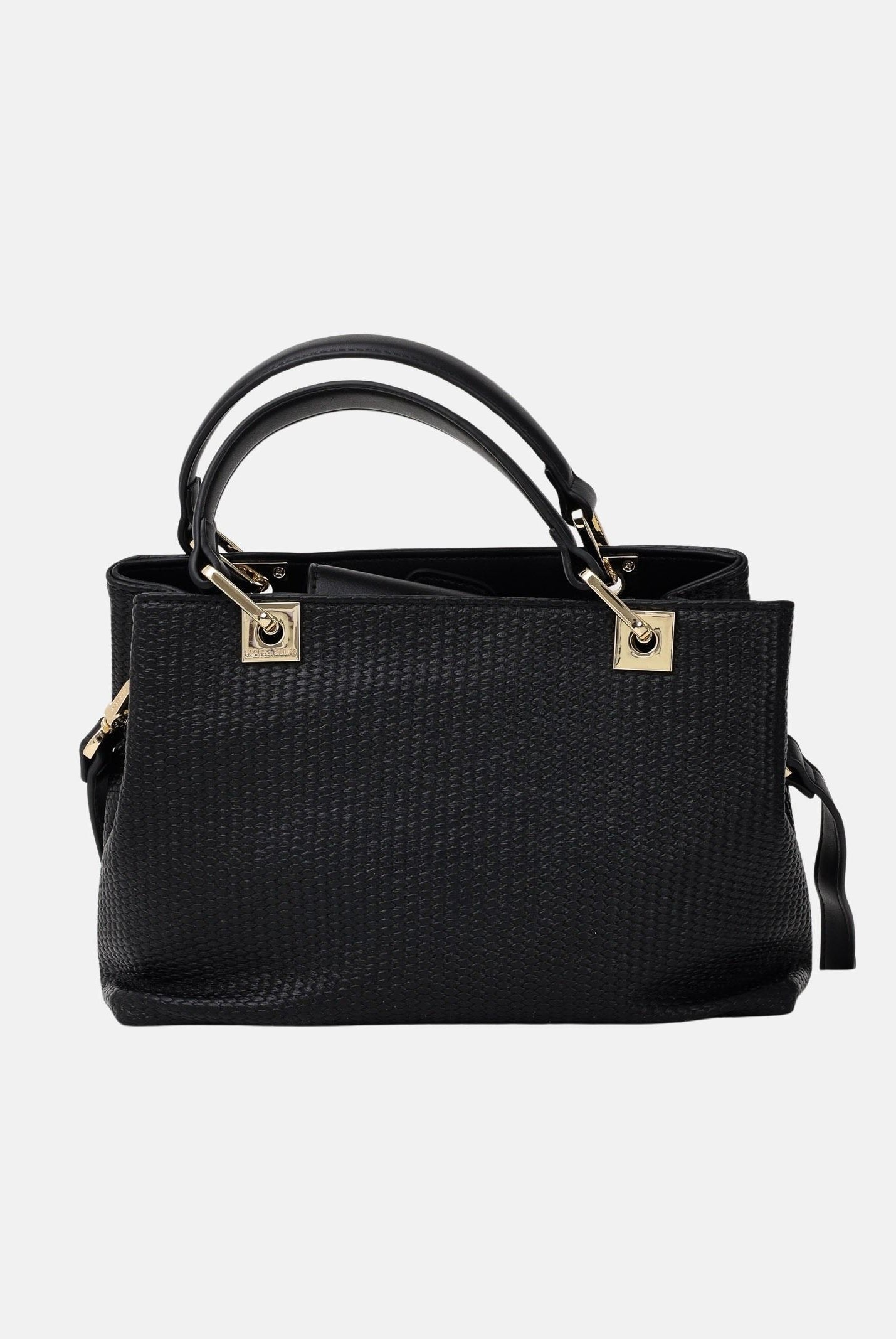 MARC ELLIS Borsa a mano Krissy M Straw nera da donna KRISSY-M-STRAW BL MARC ELLIS