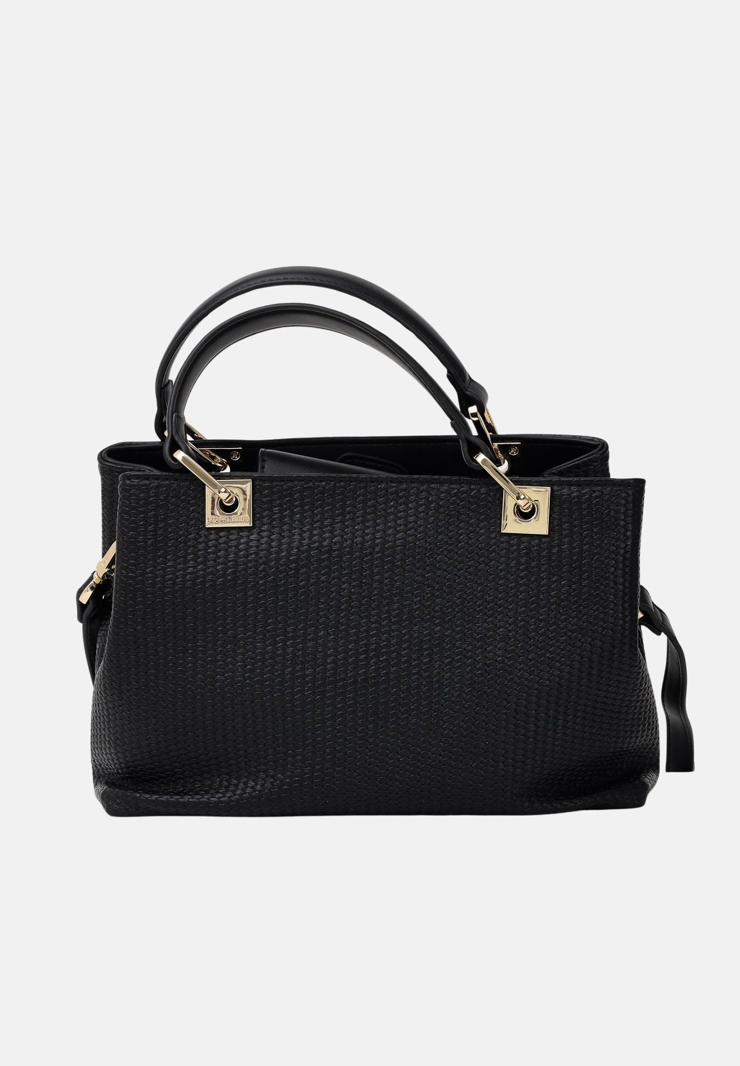 MARC ELLIS Borsa a mano Krissy M Straw nera da donna KRISSY-M-STRAW BL MARC ELLIS